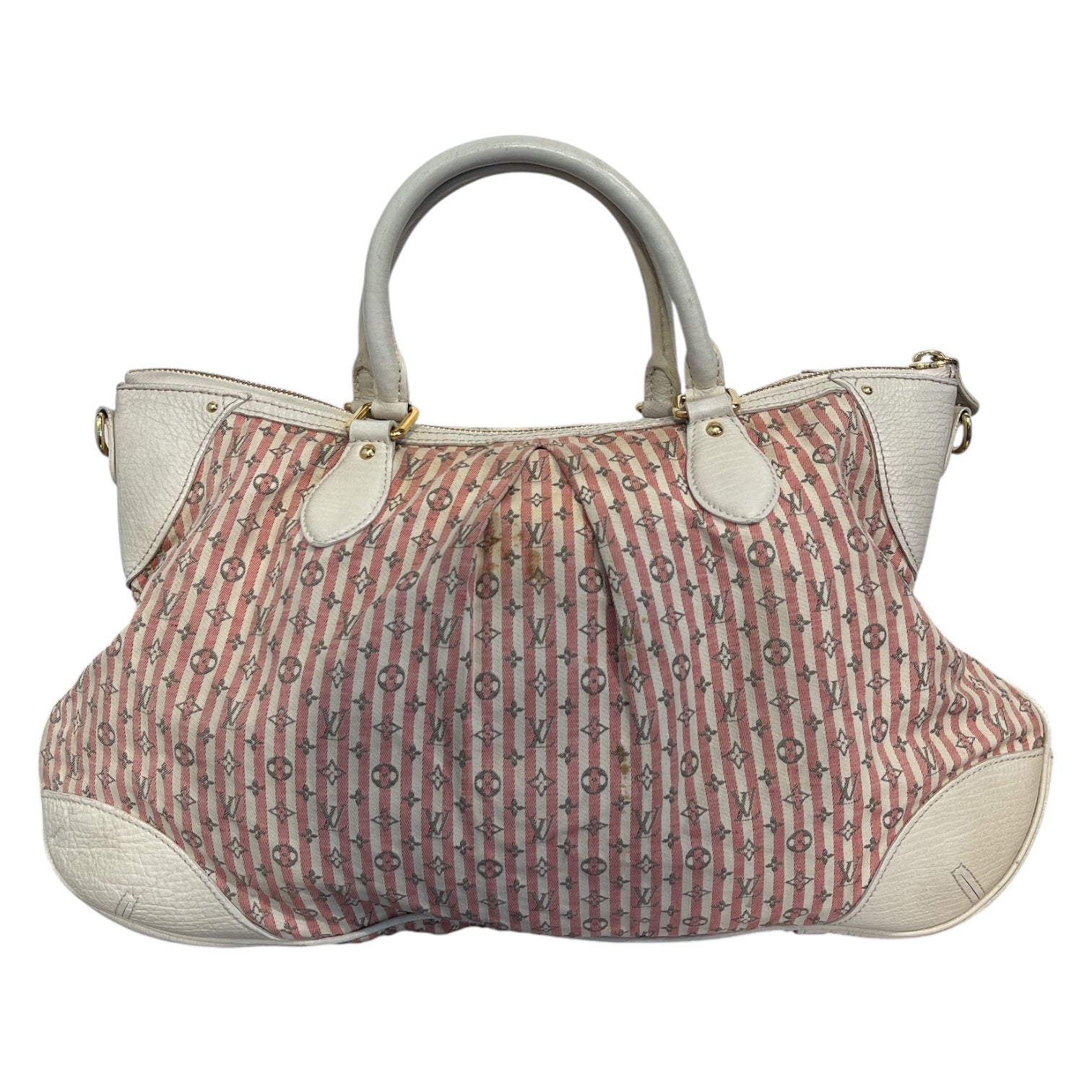 LOUIS VUITTON/Hand Bag/Stripe/PNK/croisette marina GM bag view 2