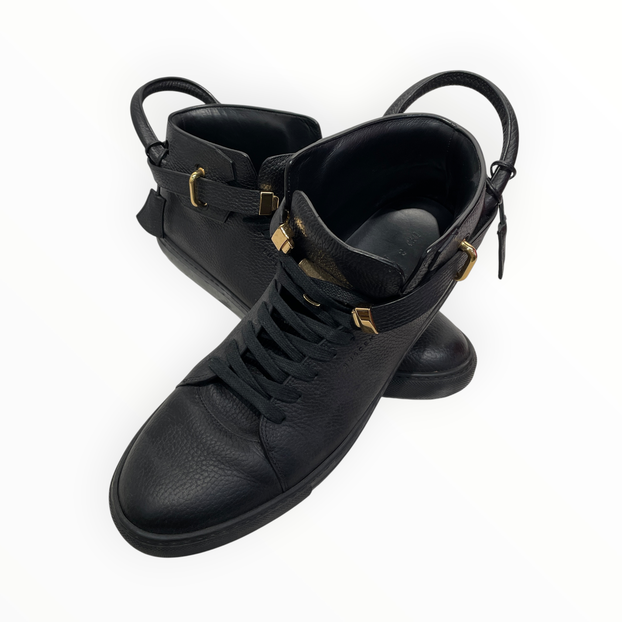 BUSCEMI/Hi-Sneakers/EU 49/Leather/BLK/ view 3