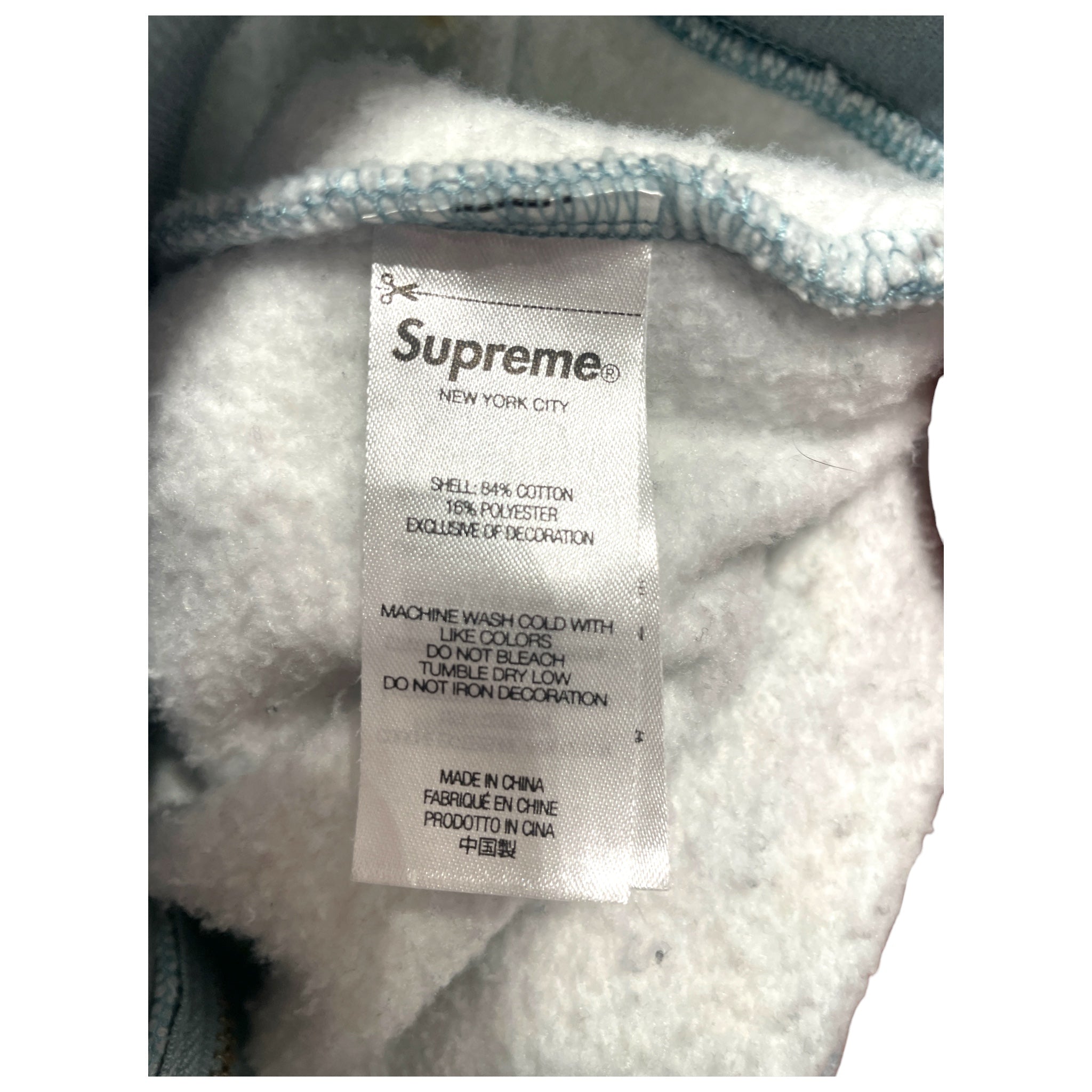 Supreme/Hoodie/L/Cotton/BLU/SKULL ZIP UP view 4