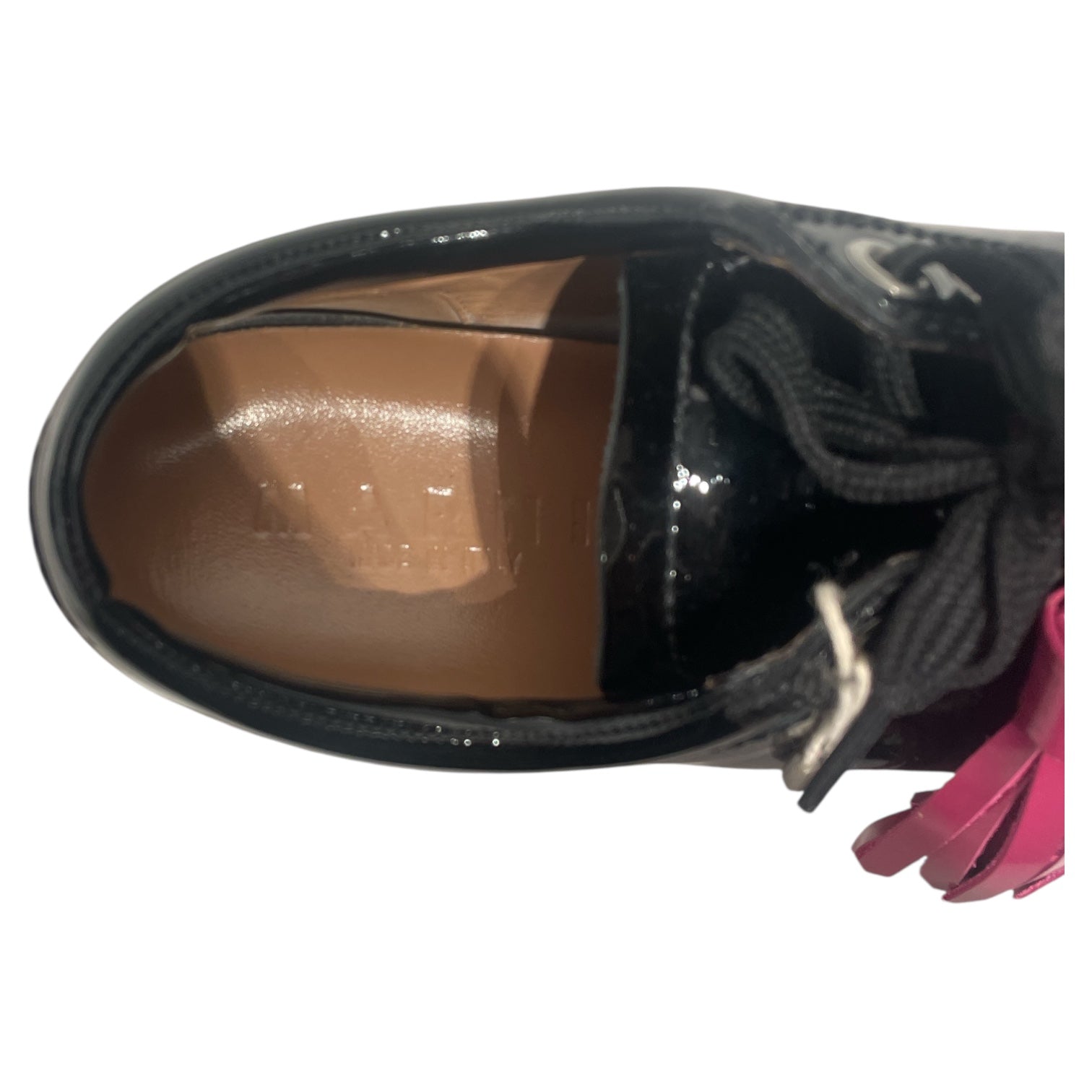 MARNI/Low-Sneakers/EU 36/BLK/red platform view 3