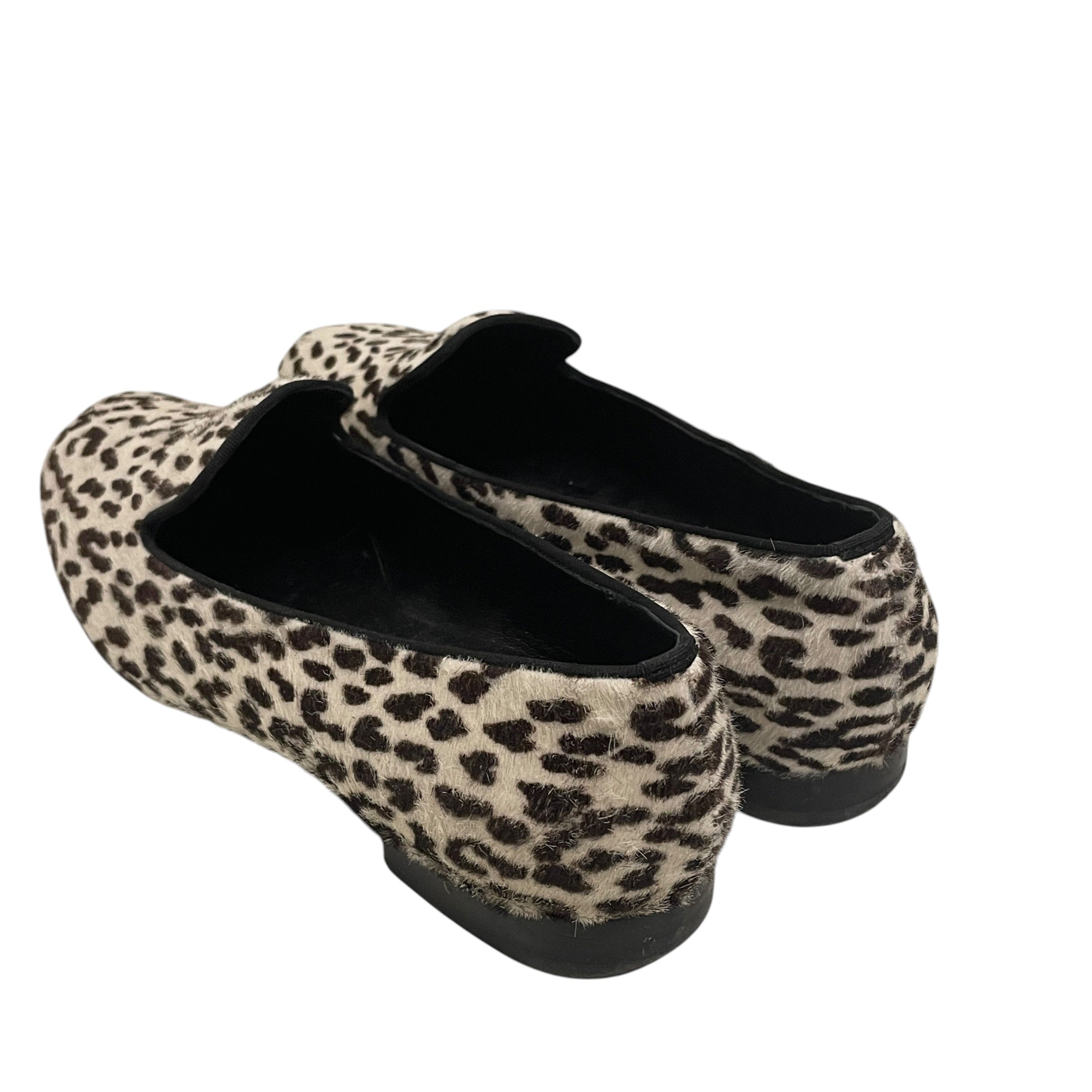 YVES SAINT LAURENT/Low-Sneakers/US 8/Animal Pattern/WHT/PNY HAIR LOAFER view 2