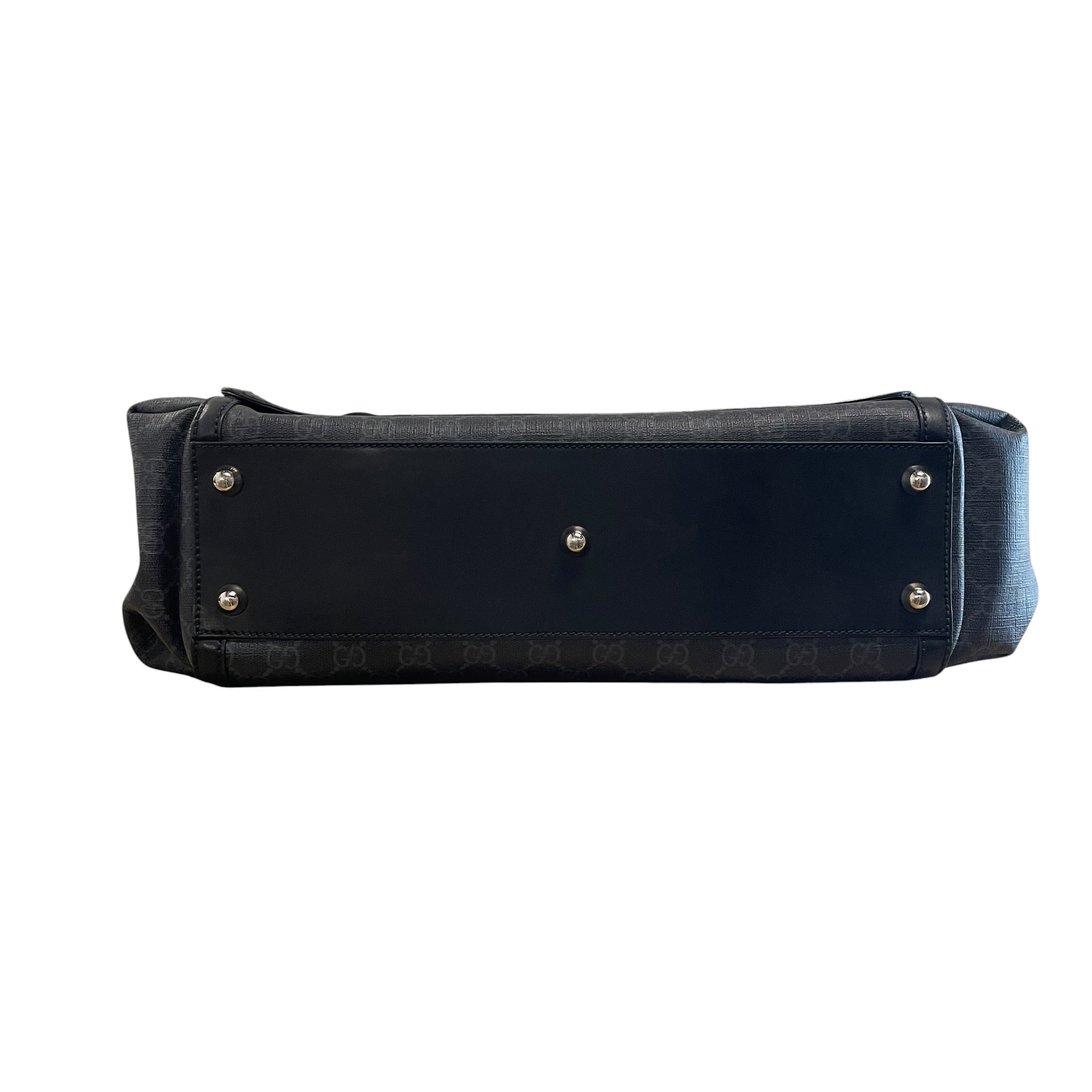 GUCCI/Cross Body Bag/Monogram/BLK/GG SUPREME/ FLAP MESSENGER view 4