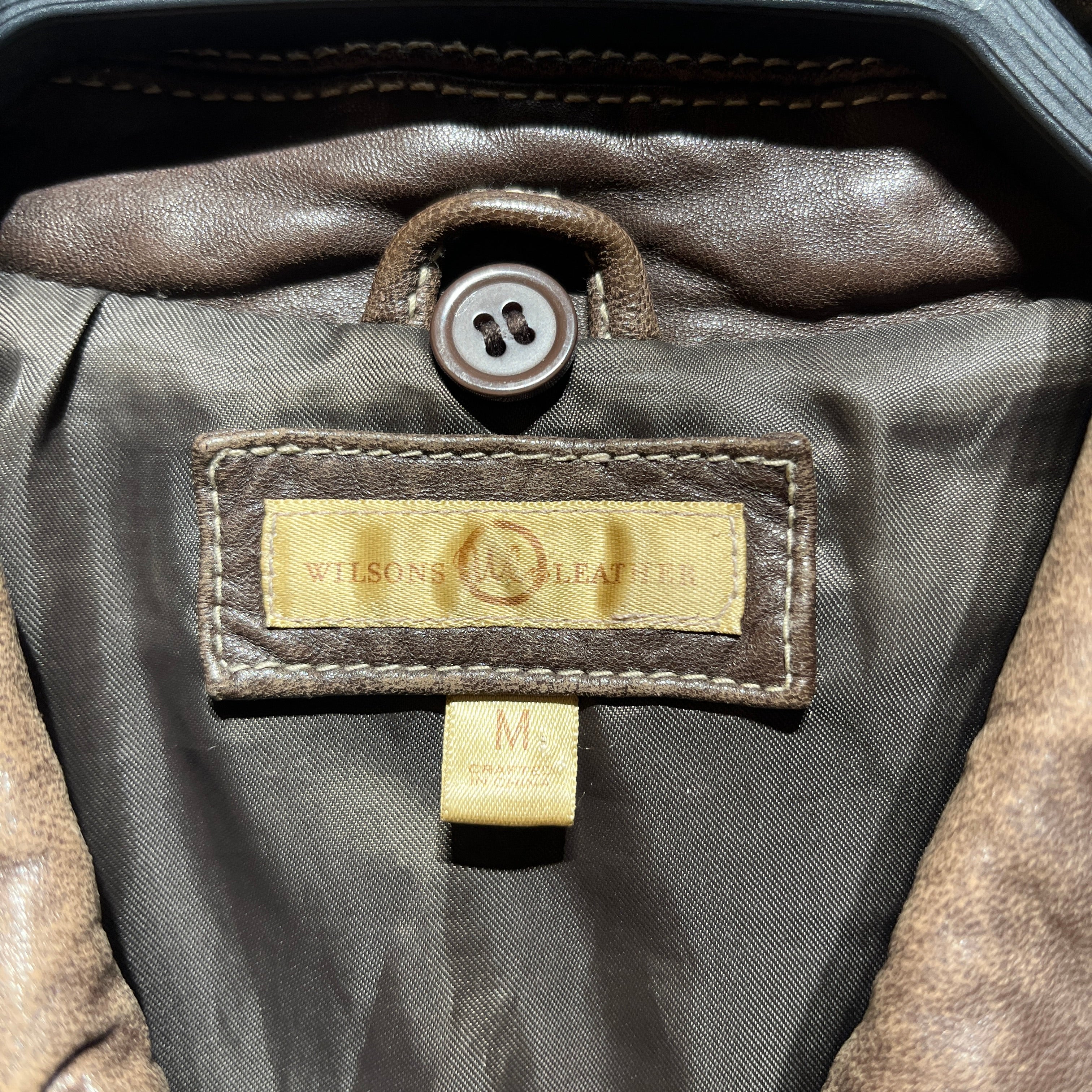 Wilsons Leather/Leather Jkt/M/Leather/BRW/GREAT PATINA view 3