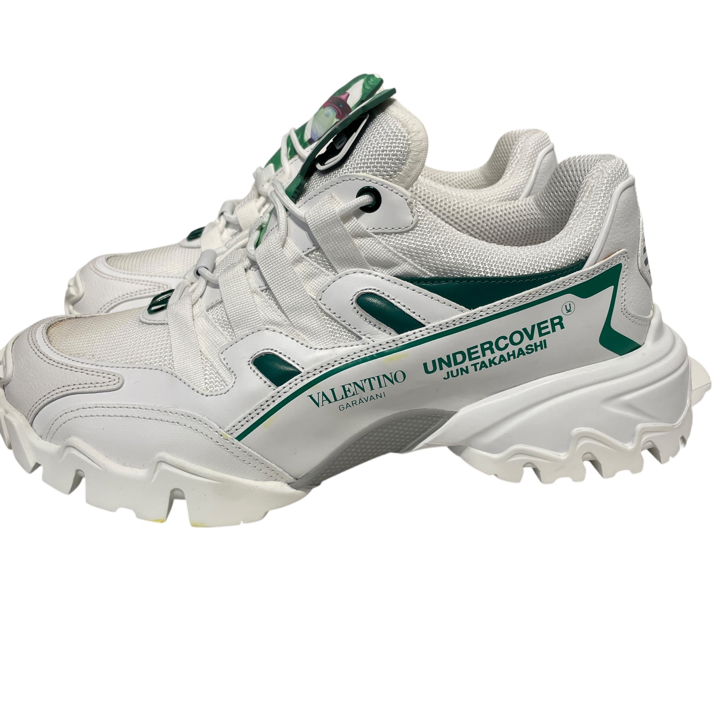 VALENTINO/UNDERCOVER/Low-Sneakers/EU 41/Leather/WHT/UNDERCOVERCOLLAB view 4