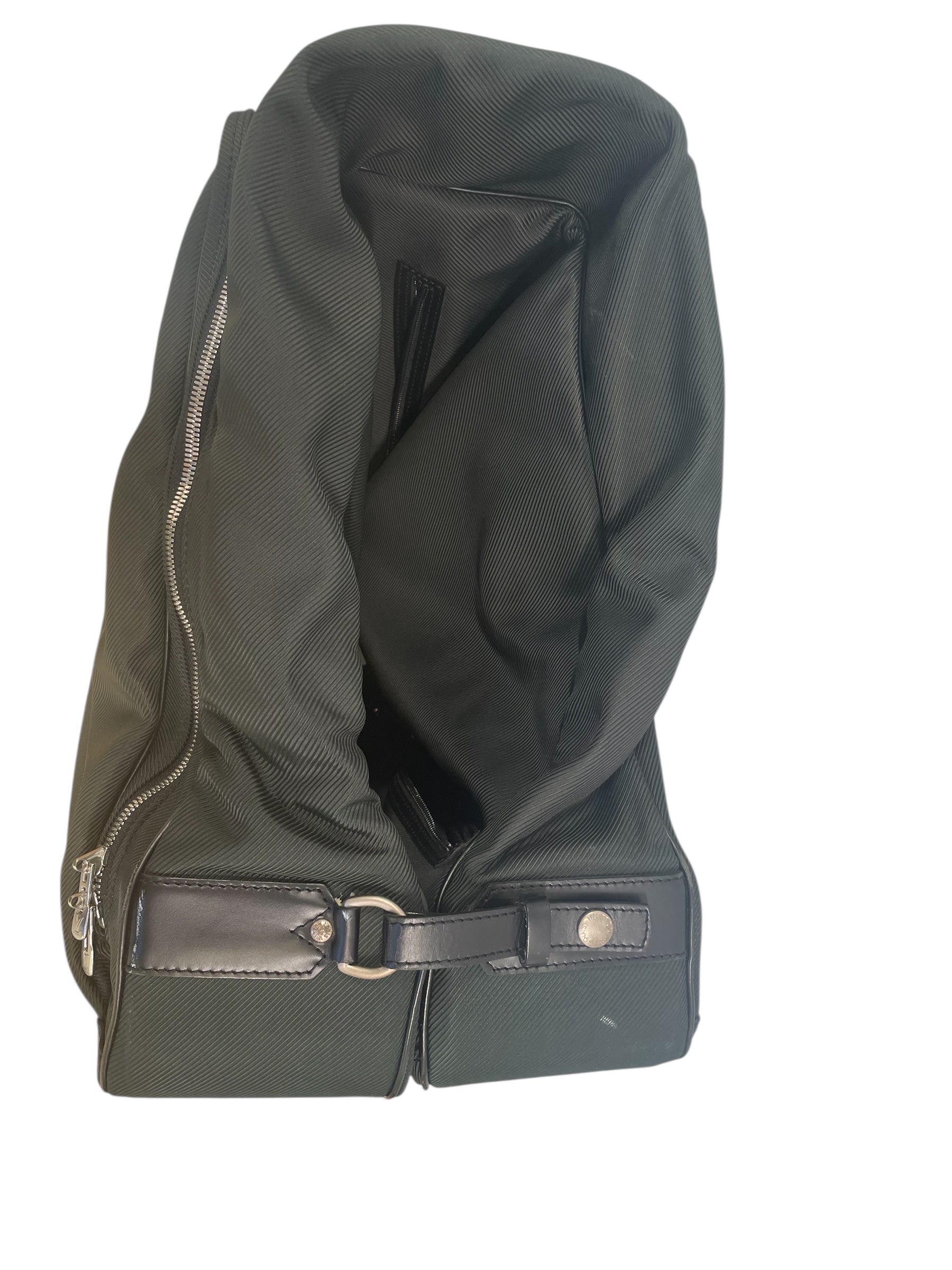 LOUIS VUITTON/Luggage/Nylon/BLK/large travel bag w/ wall hook view 3