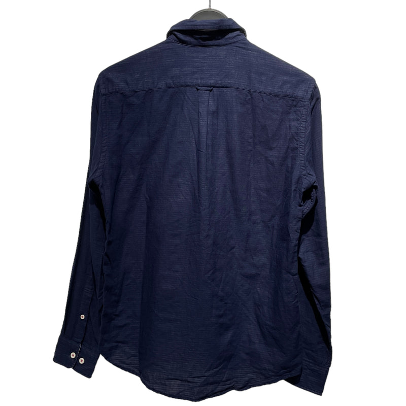 BURBERRY BLACK LABEL/LS Shirt/2/Navy/Cotton/