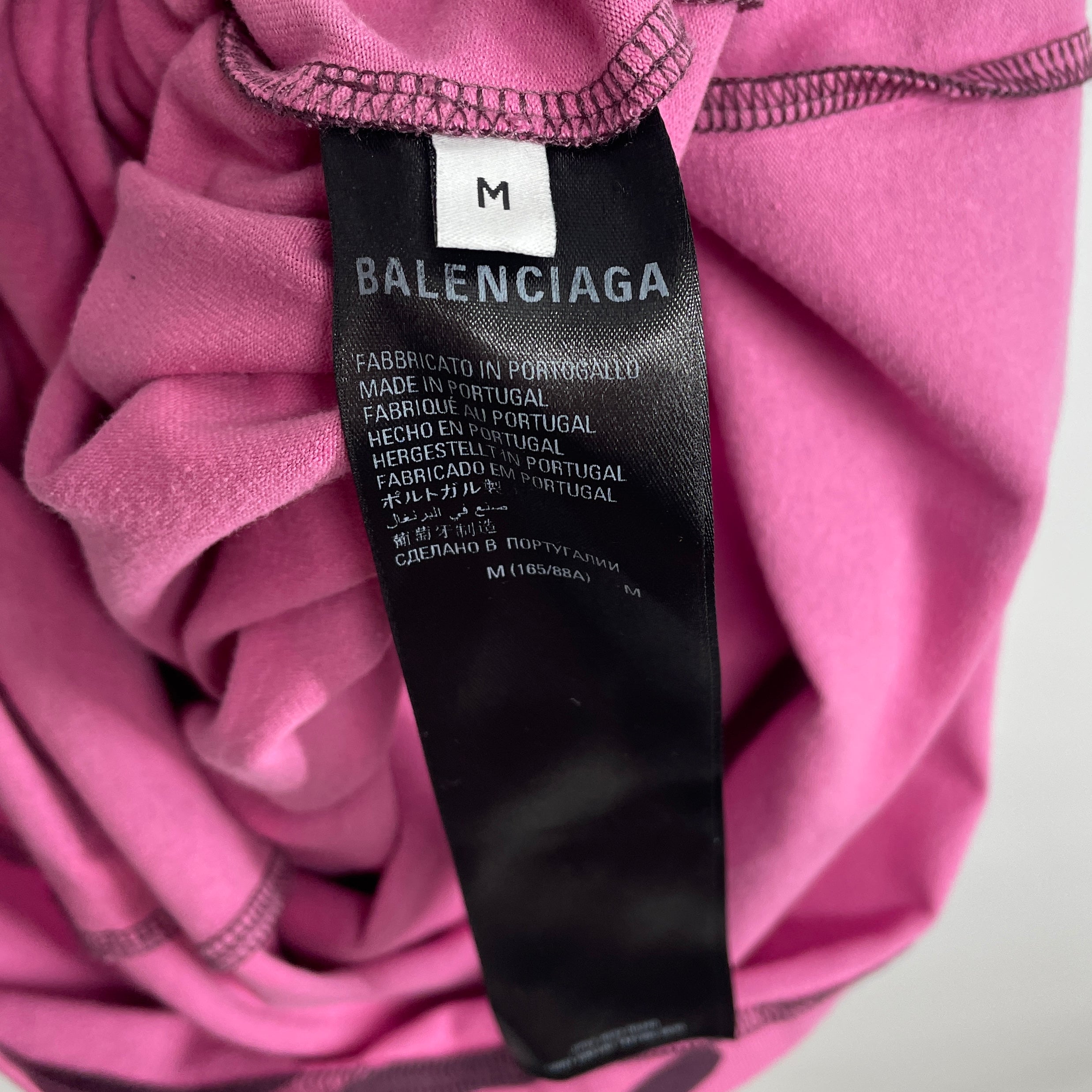 BALENCIAGA/SL Dress/M/Camouflage/Cotton/PNK/ONE SHOULDER DRESS view 4