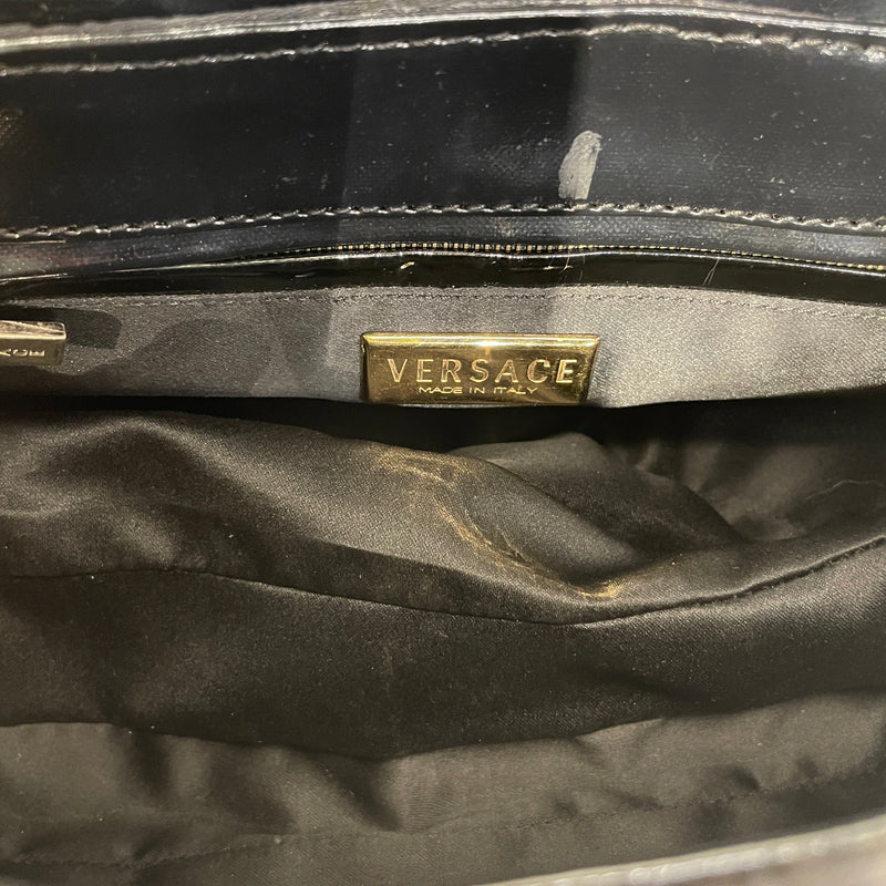 VERSACE/Cross Body Bag/Monogram/BLK/