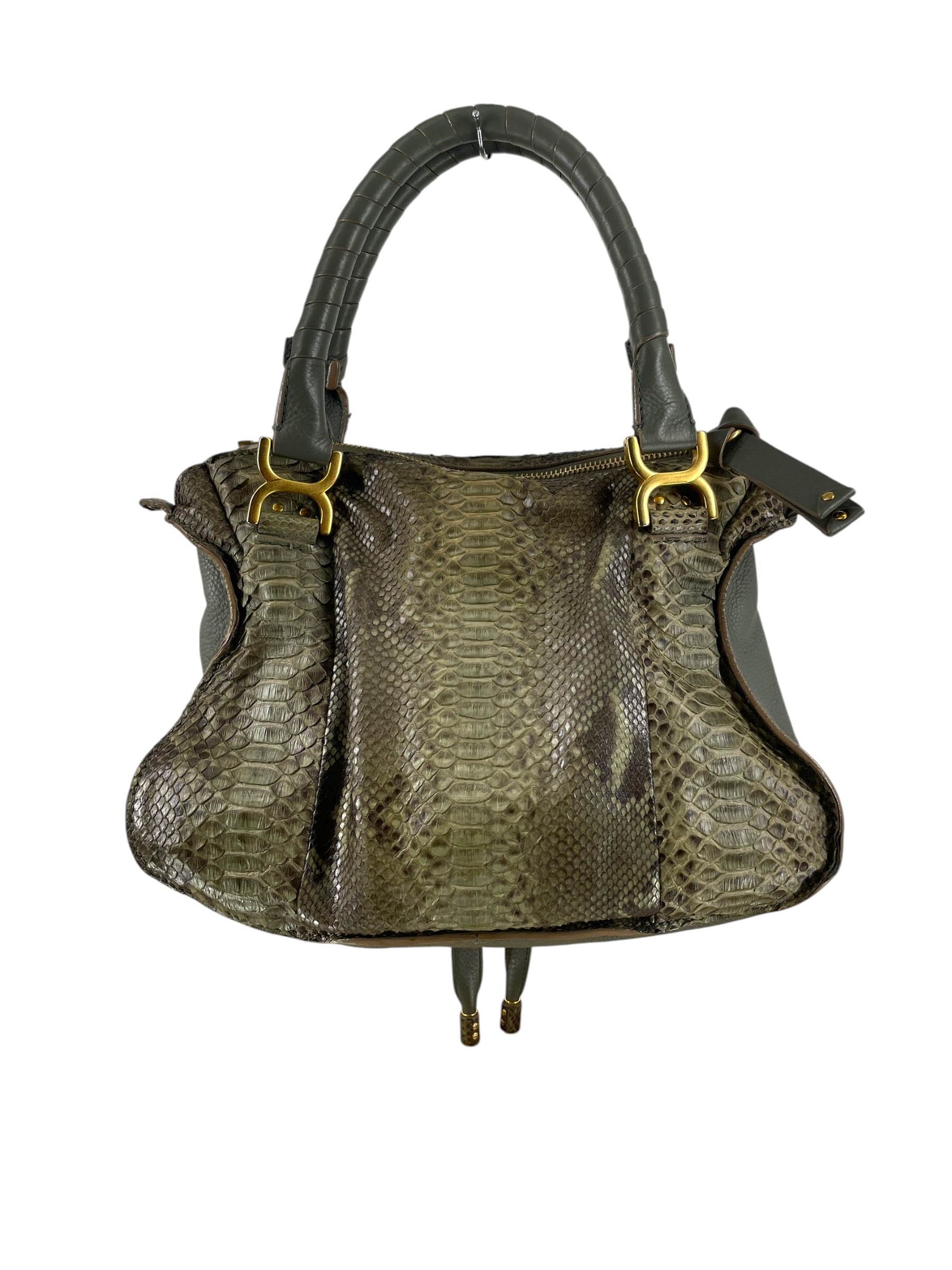 Chloe/Bag/Animal Pattern/Leather/GRN/MARCIE SNAKESKIN view 2