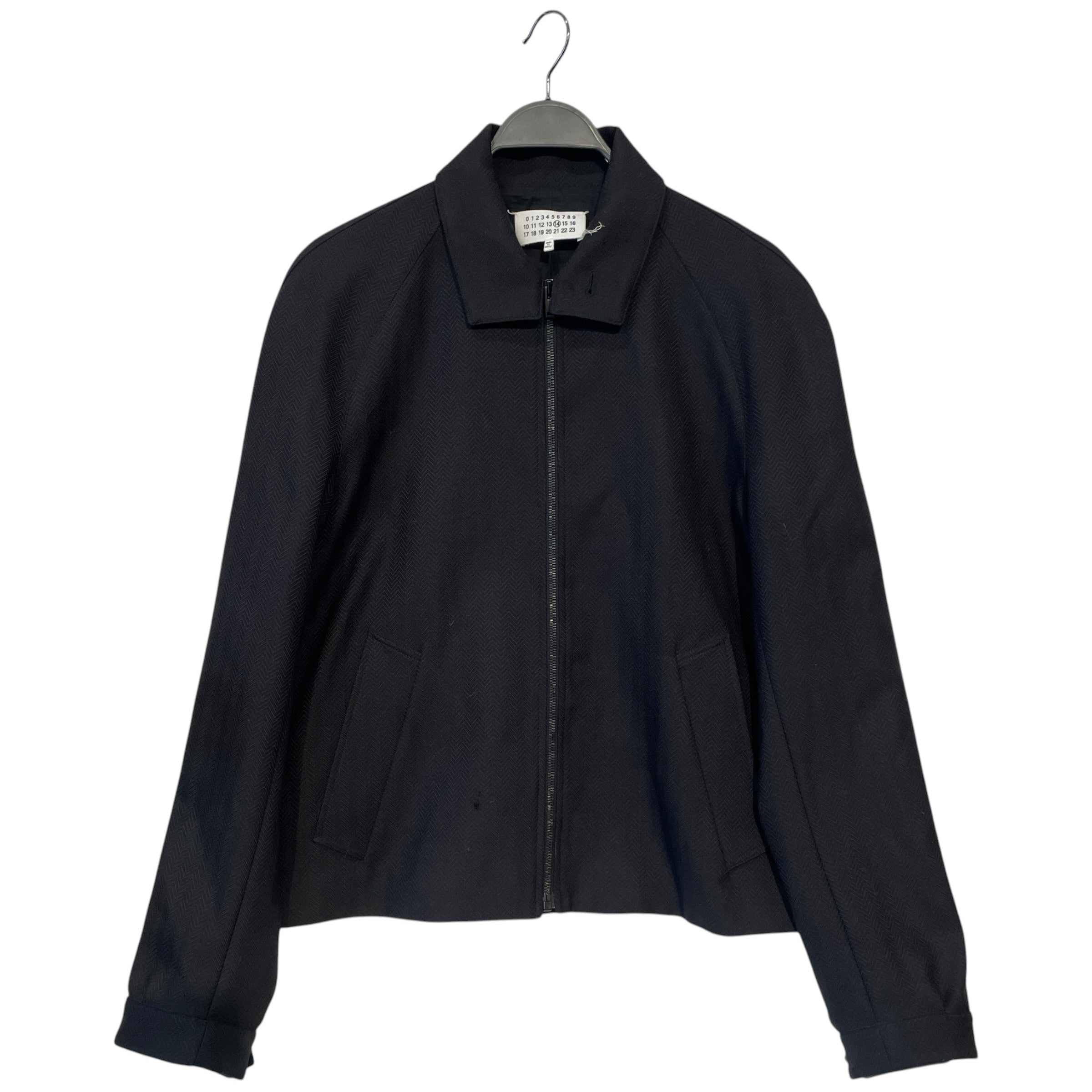 Martin Margiela/Jacket/50/Wool/BLK/HERRINGBONE HARRINGTON JKT view 1