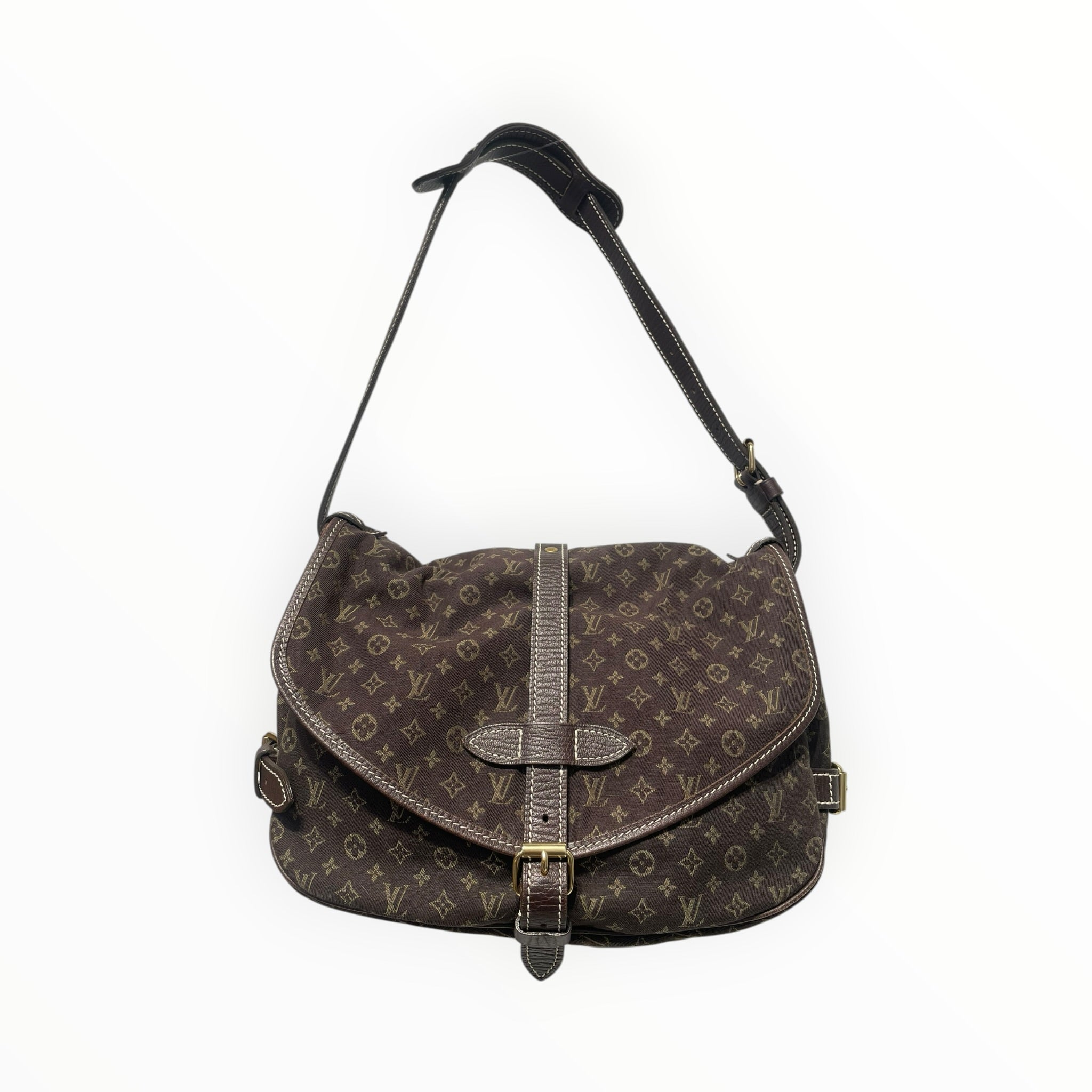 LOUIS VUITTON/Cross Body Bag/Monogram/Cotton/BRW/Mini Lin Samur view 1
