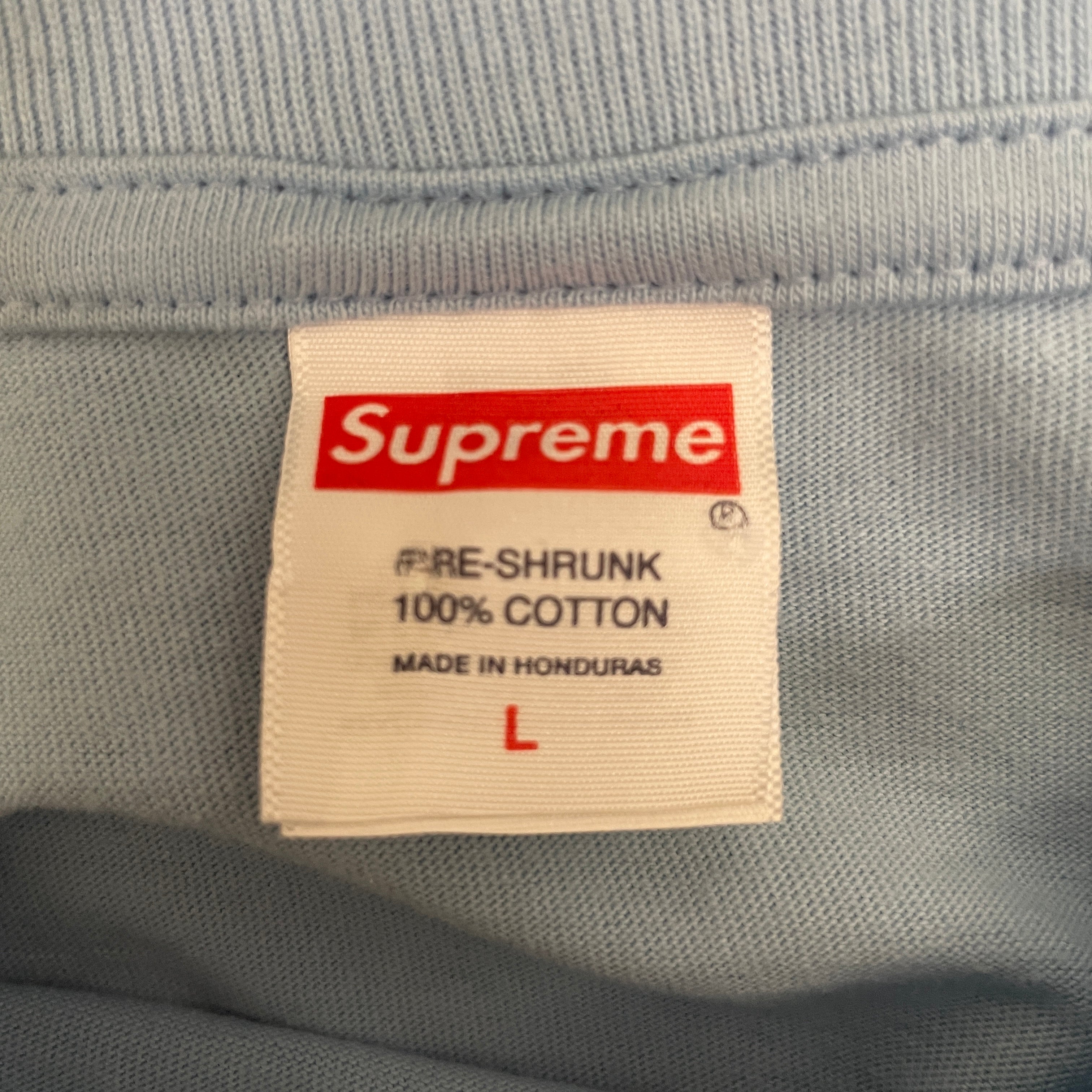Supreme/T-Shirt/L/Cotton/BLU/Graphic/Max B Powder Blue She Loves Me view 3