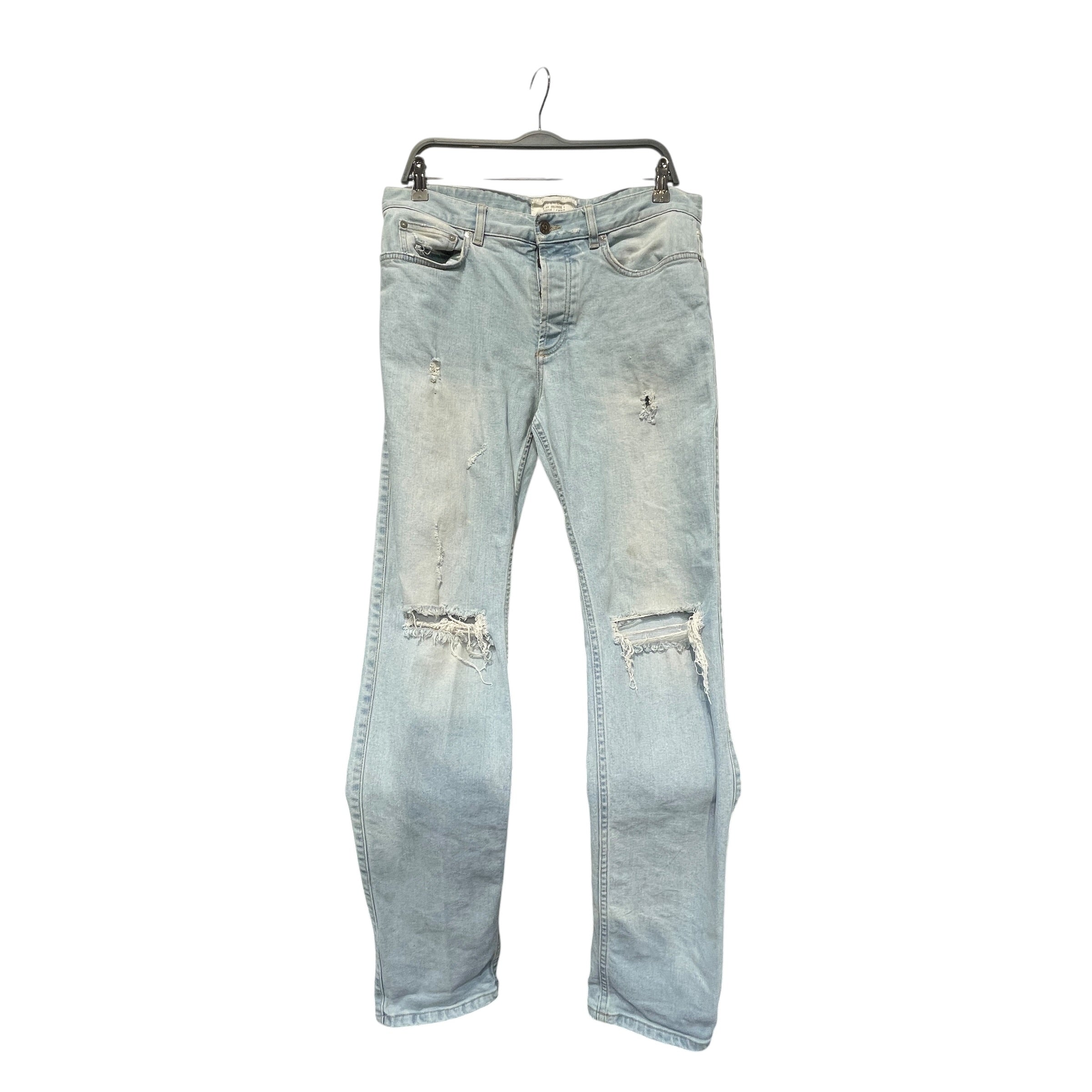 GIVENCHY/Pants/33/Cotton/BLU/Slim Fit George V view 1