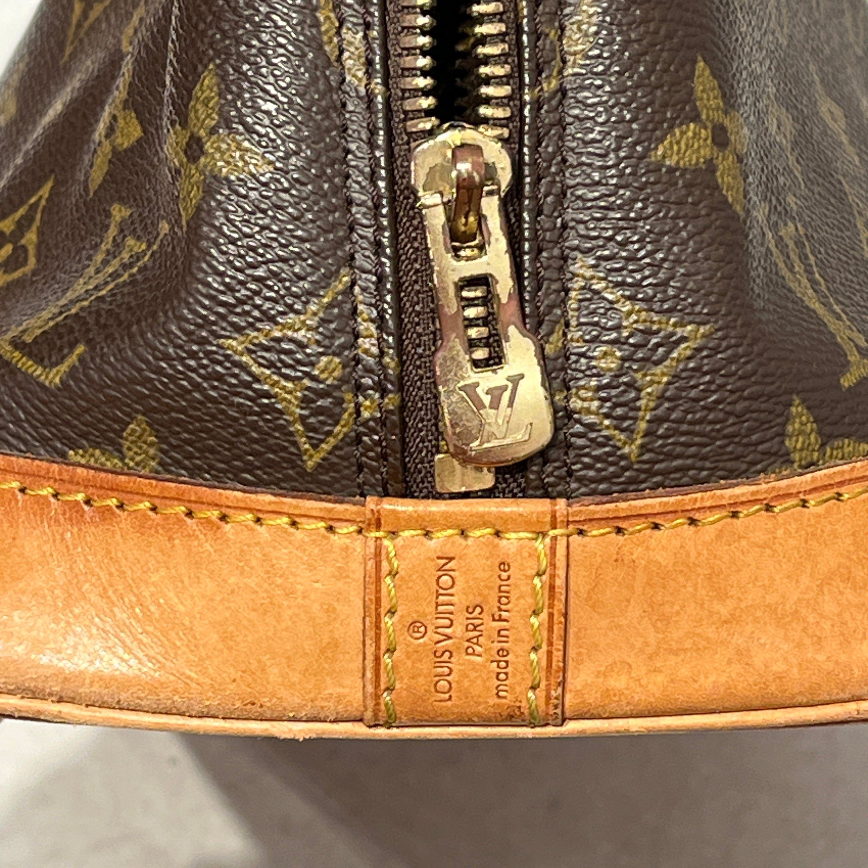 LOUIS VUITTON/Hand Bag/Leather/BRW/alma view 11