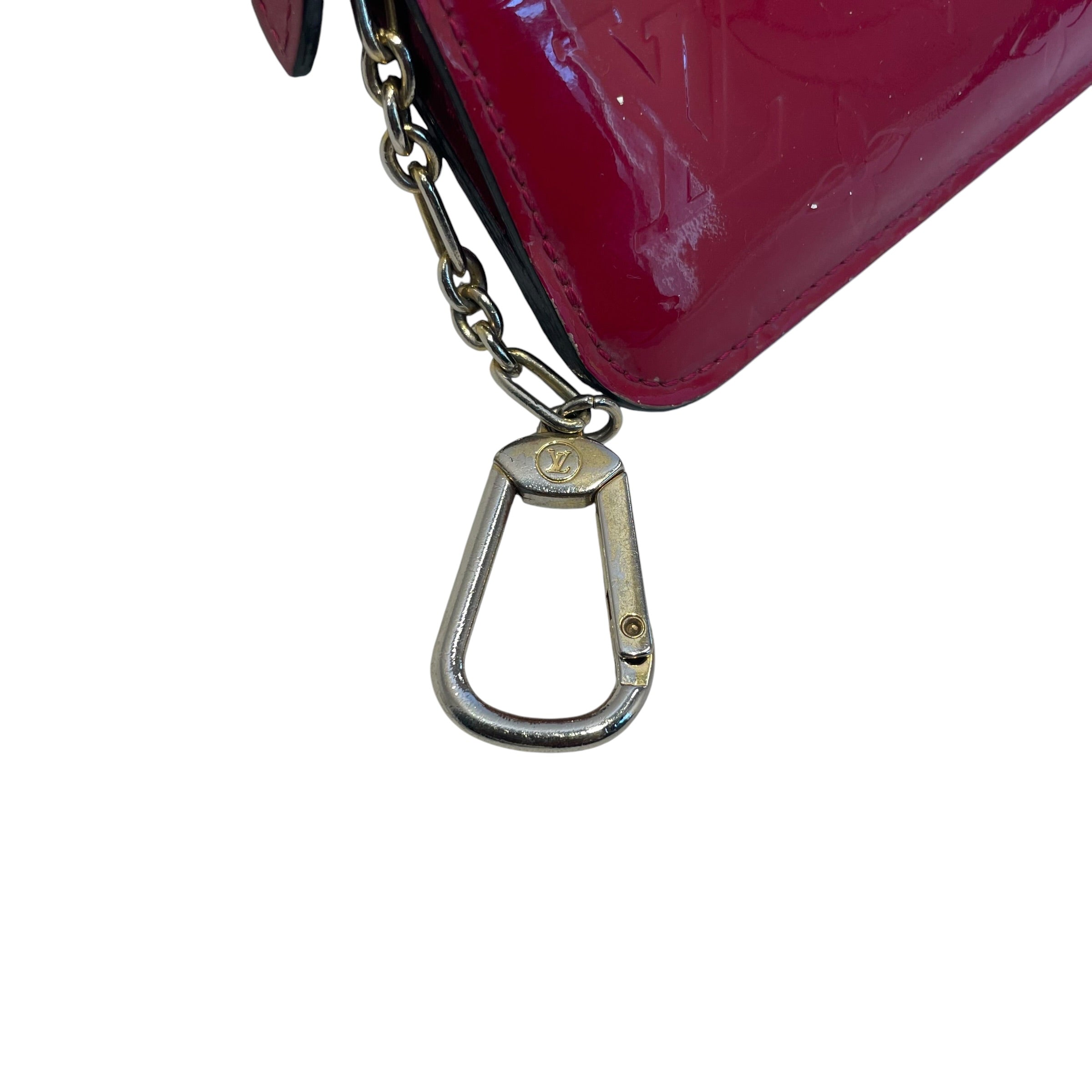 LOUIS VUITTON/Wallet/Monogram/RED/Patent Pochette view 4