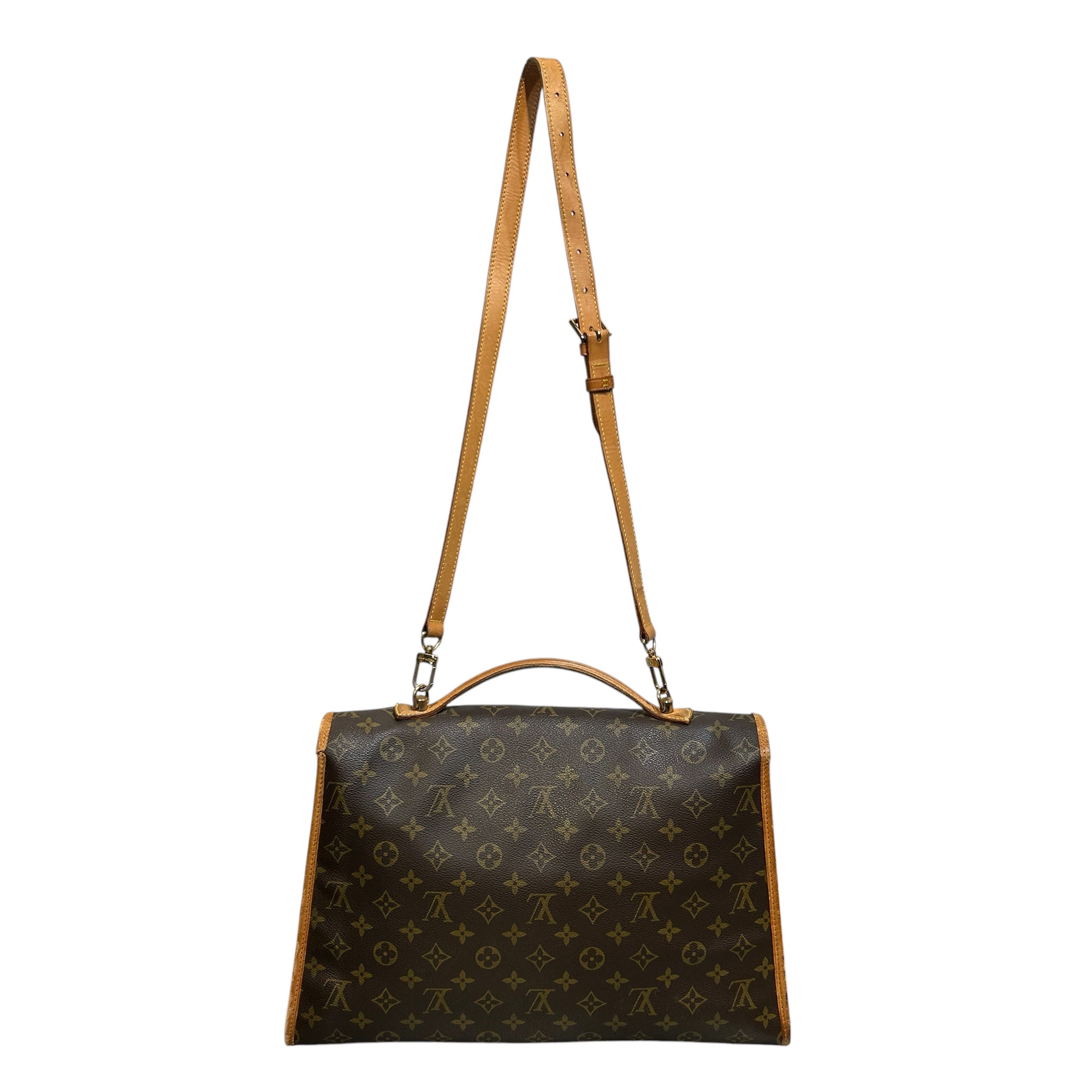 LOUIS VUITTON/Briefcase/Monogram/Leather/BRW/Beverly Crossbody Briefcase view 2