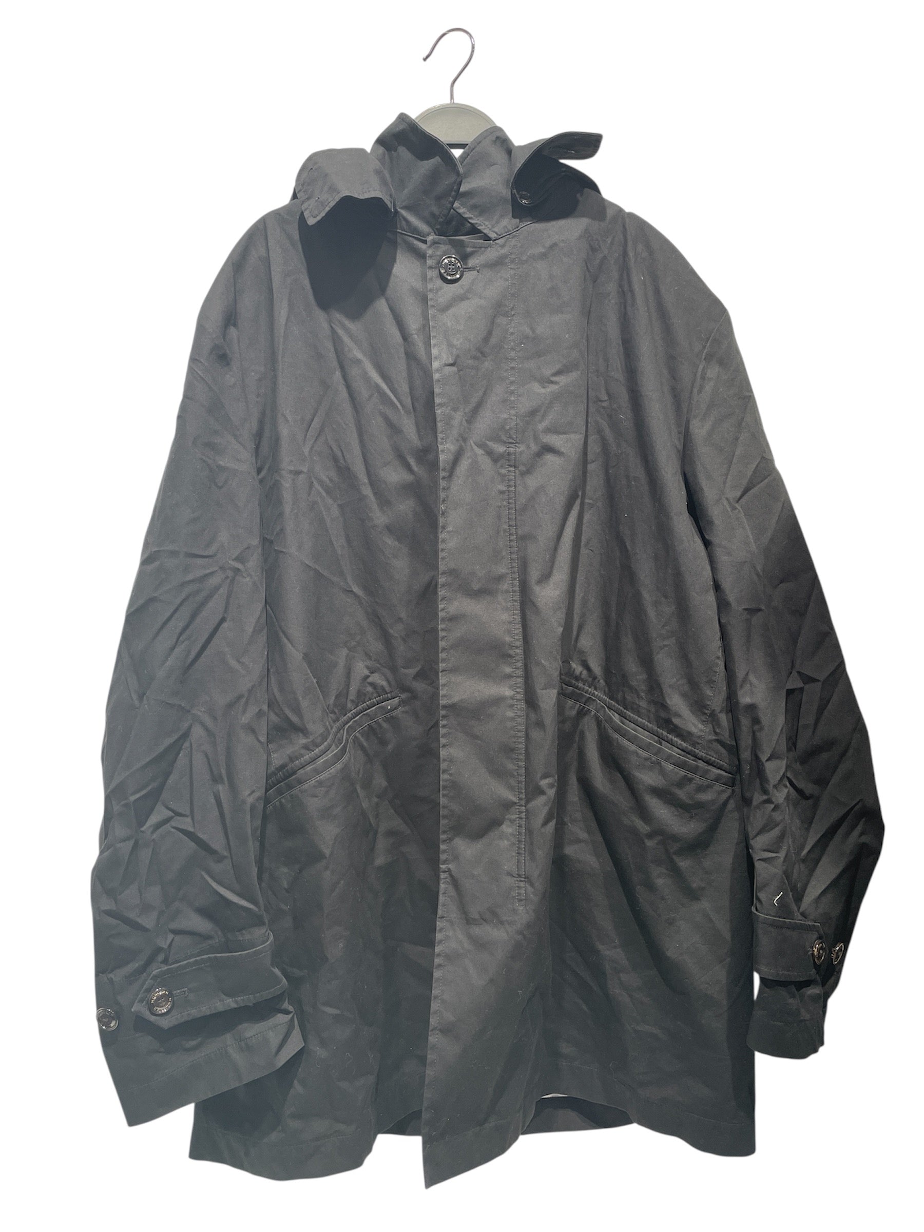 MONCLER/Trench Coat/7/Nylon/BLK/ view 1
