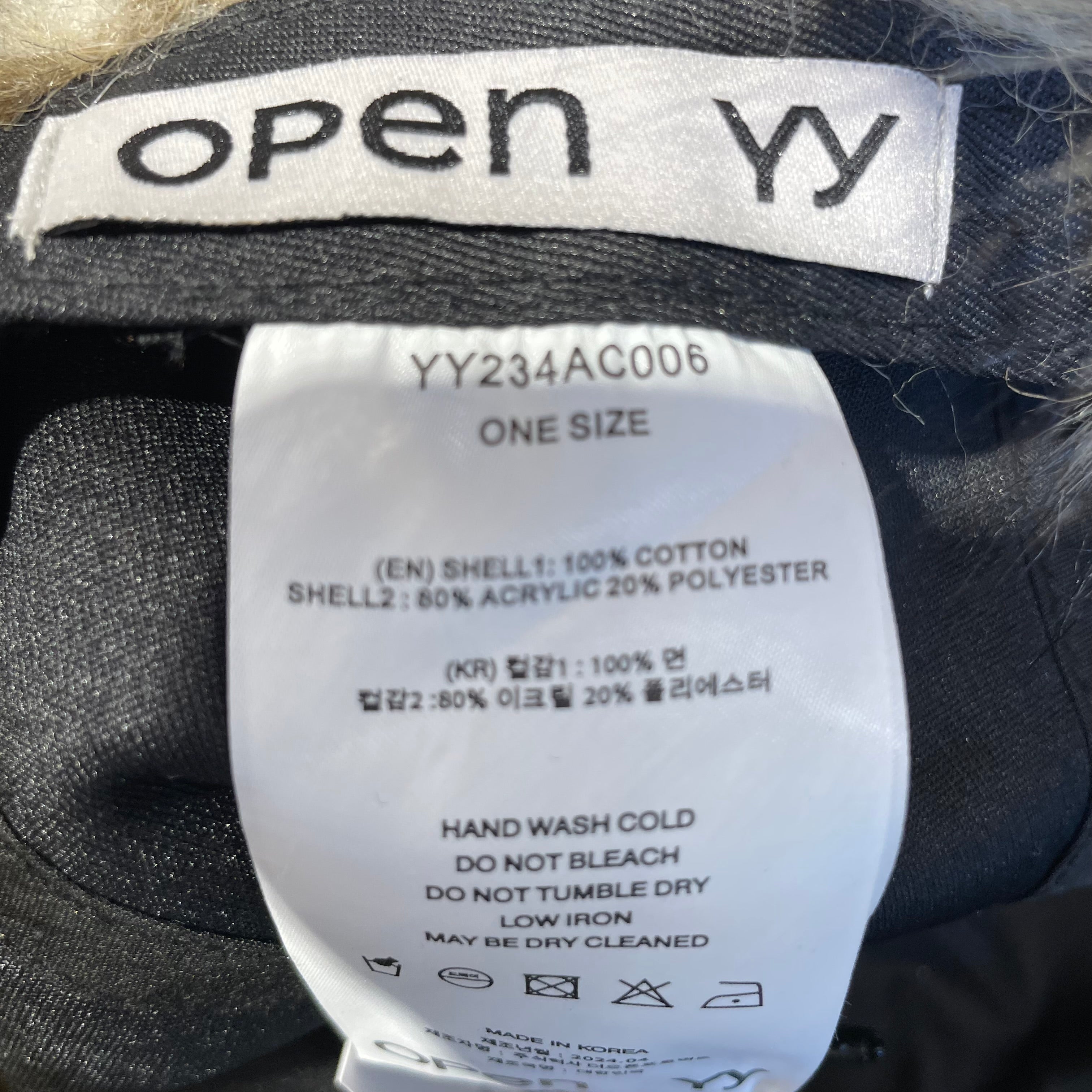 OPEN YY/Cap/FREE/Corduroy/GRN/FUR ON BACK/YY view 5