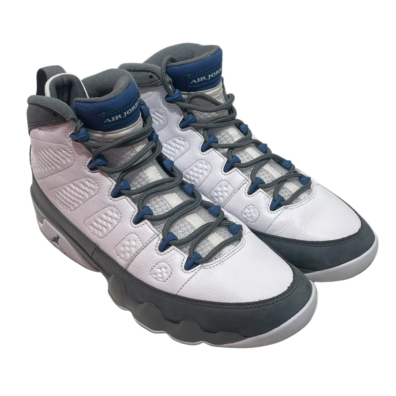 NIKE/Hi-Sneakers/US 10.5/Leather/WHT/jordan 9 view 1