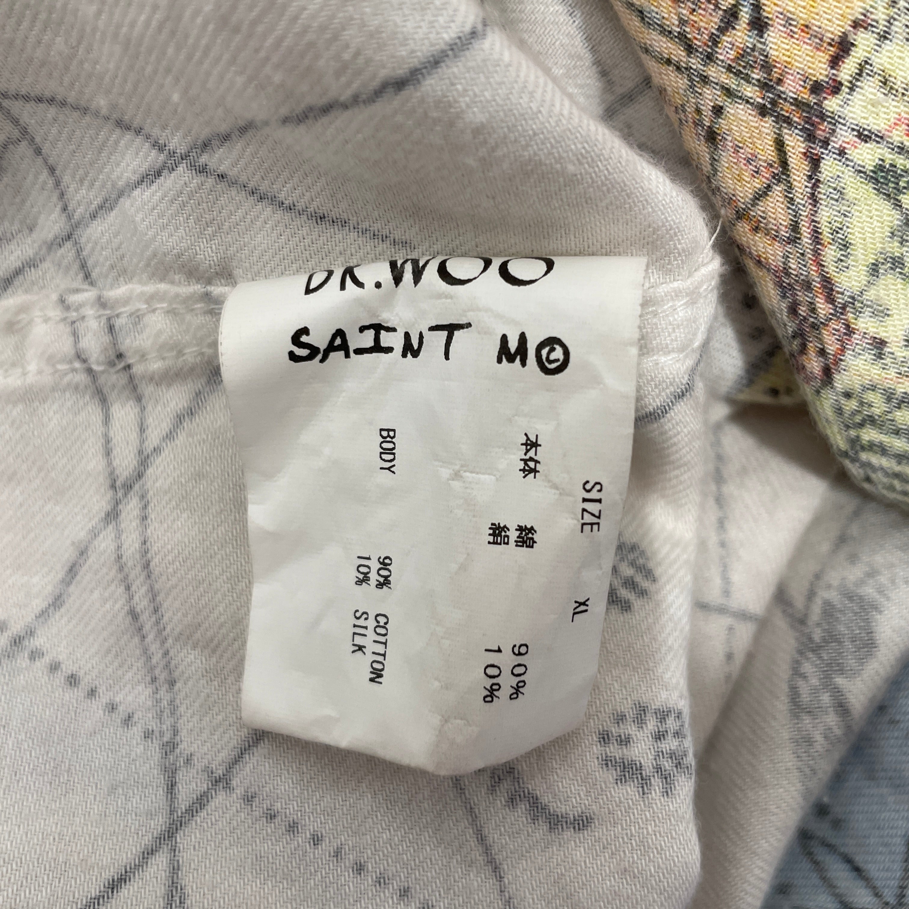 SAINT MICHAEL/LS Shirt/XL/Cotton/MLT/All Over Print/DR WOO view 4