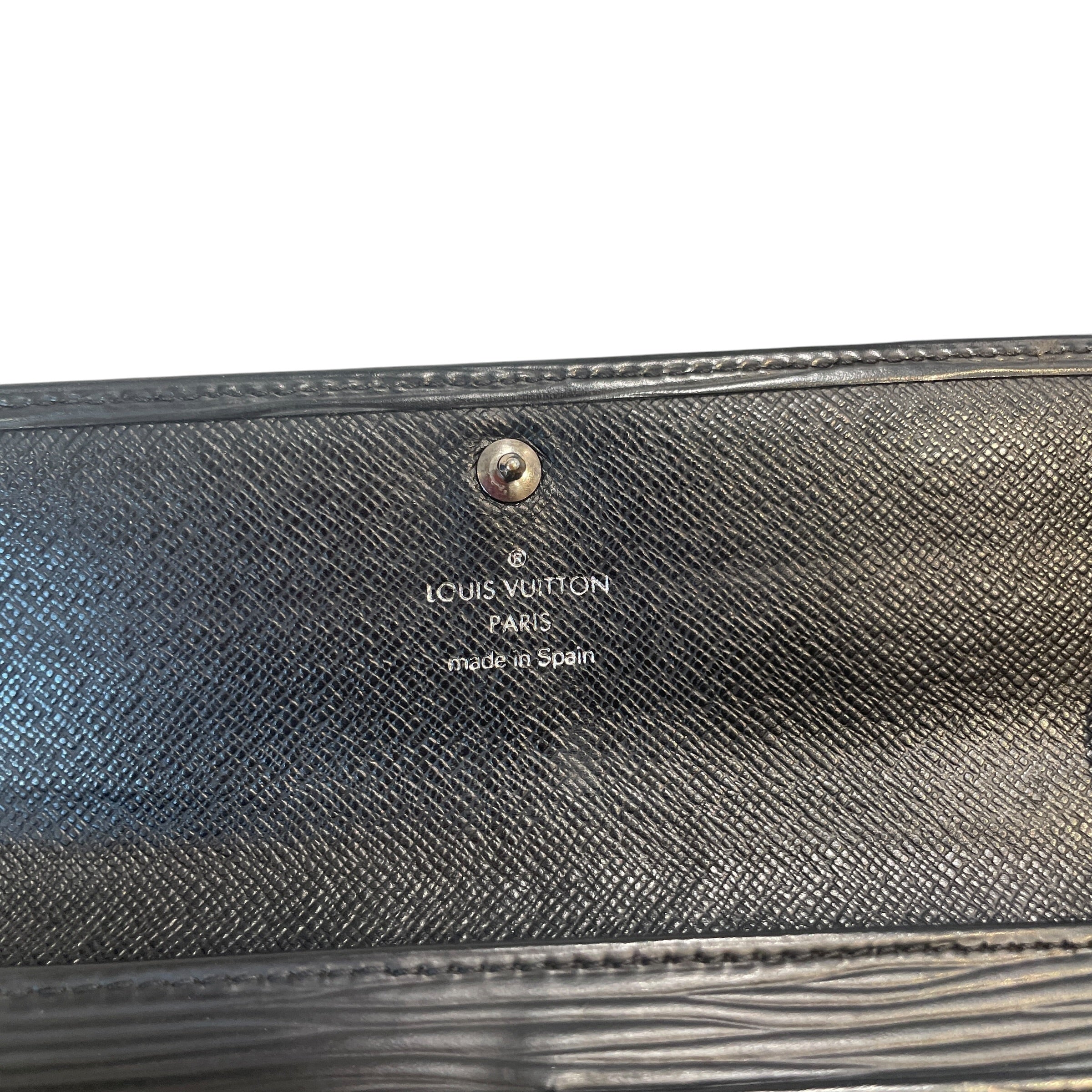 LOUIS VUITTON/Wallet/Leather/BLK/M's/Epi leather Wallet view 5
