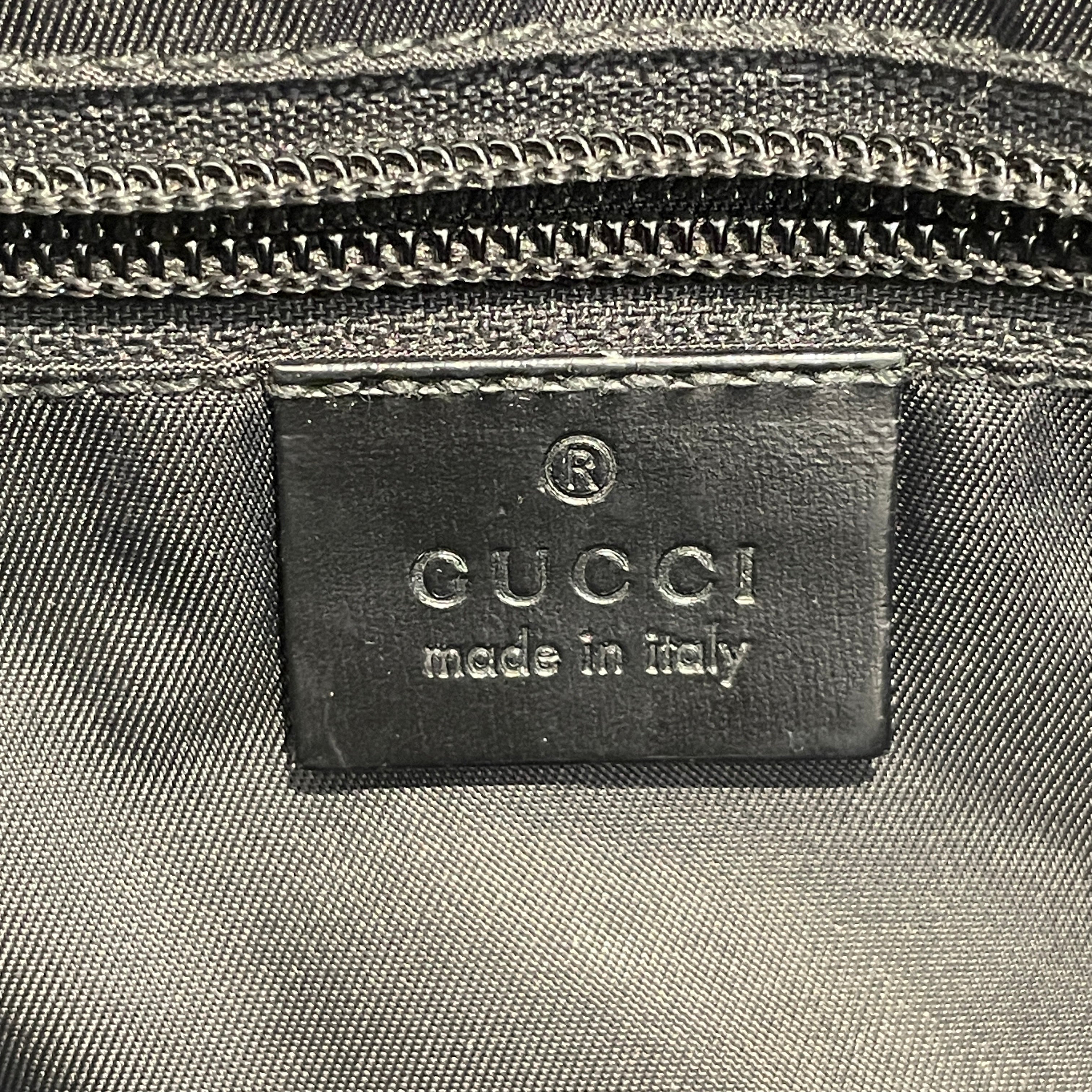 GUCCI/Cross Body Bag/Leather/BLK/MESSANGER BAG/LARGE CLIPS view 6
