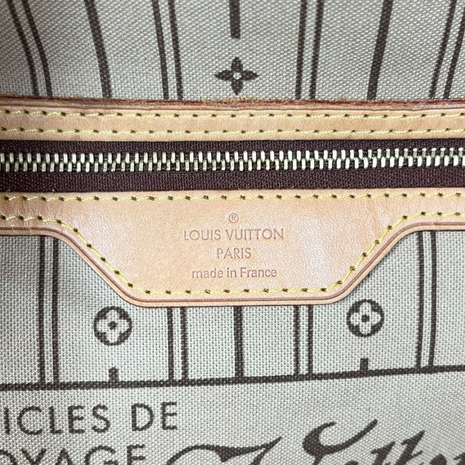 LOUIS VUITTON/Tote Bag/Monogram/Leather/BRW/Louis Vuitton Never Full view 7