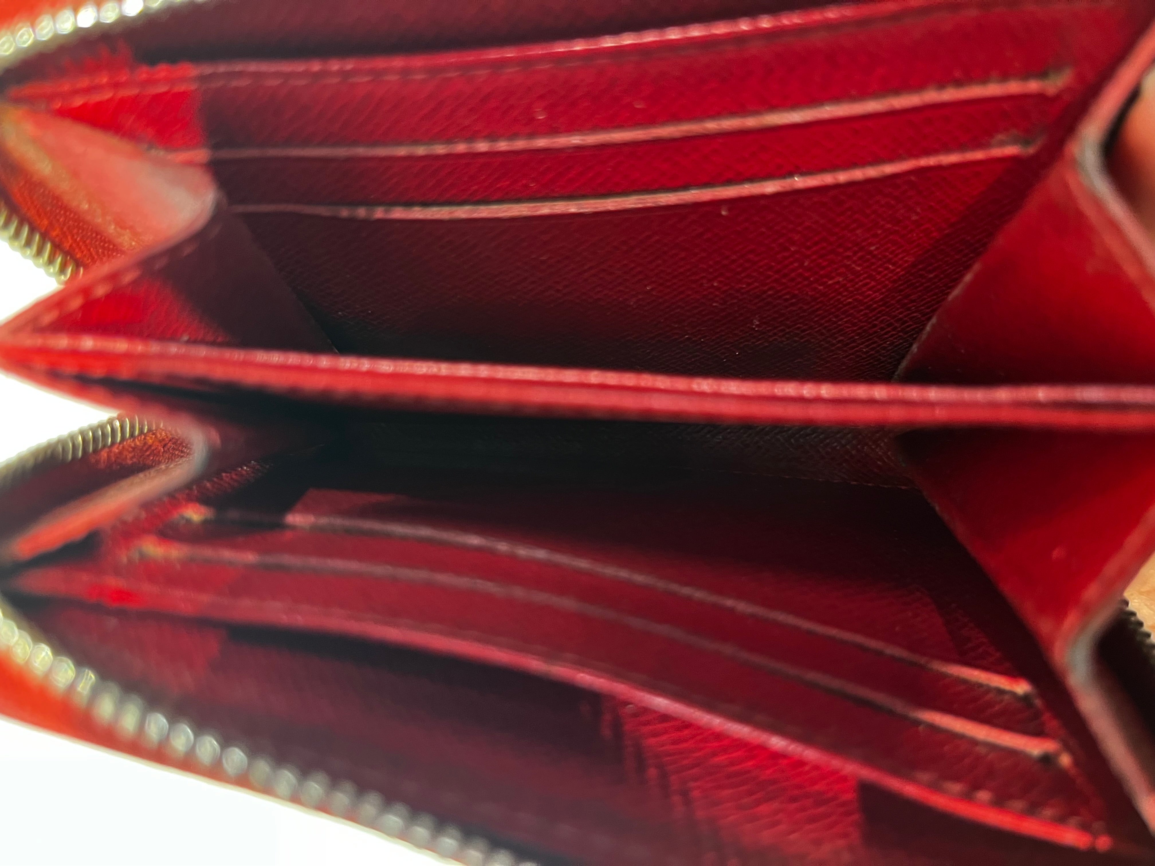LOUIS VUITTON/Bifold Wallet/Leather/RED/TS2102 view 3