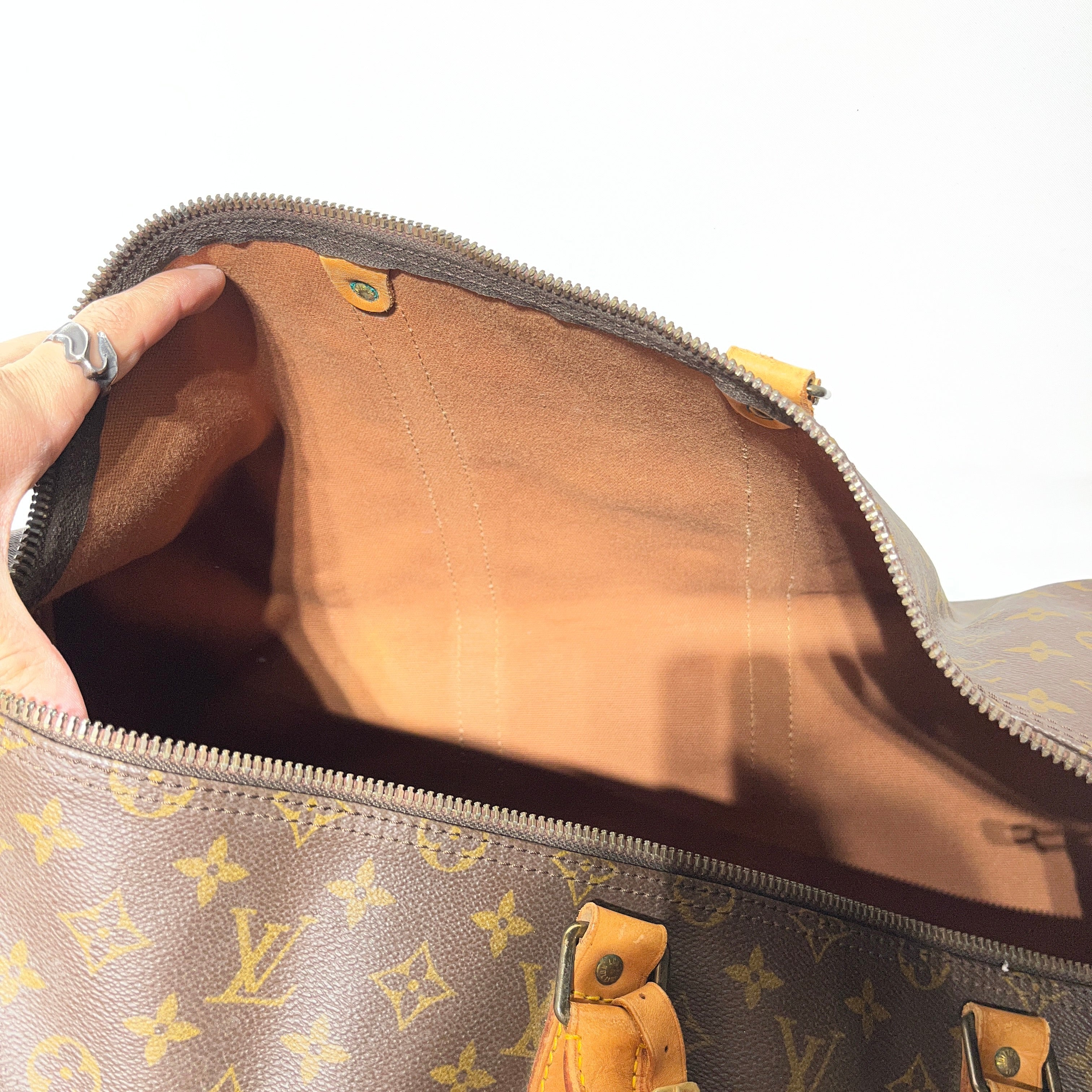 LOUIS VUITTON/Luggage/Monogram/Leather/BRW/SPEEDY 55 view 12