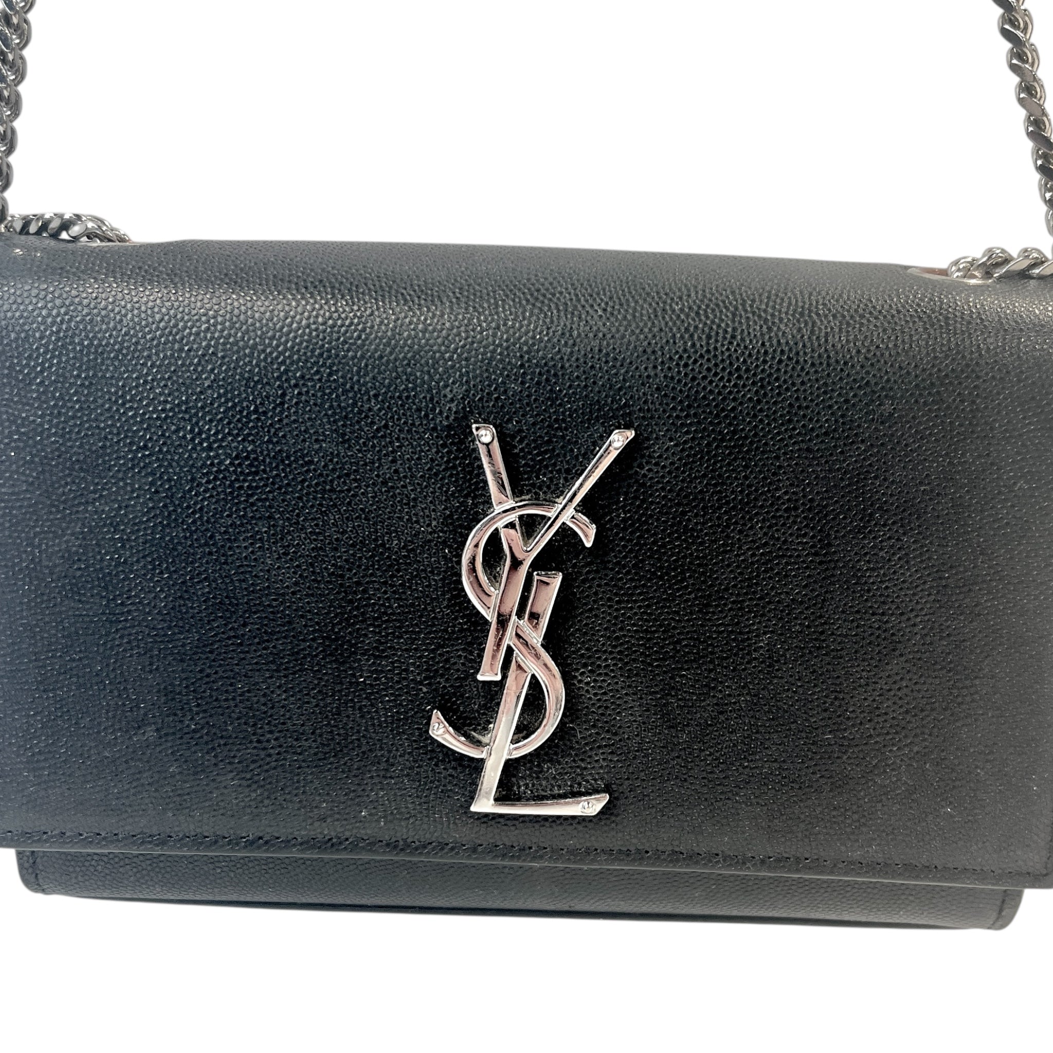 YVES SAINT LAURENT/Cross Body Bag/Leather/BLK/ view 6