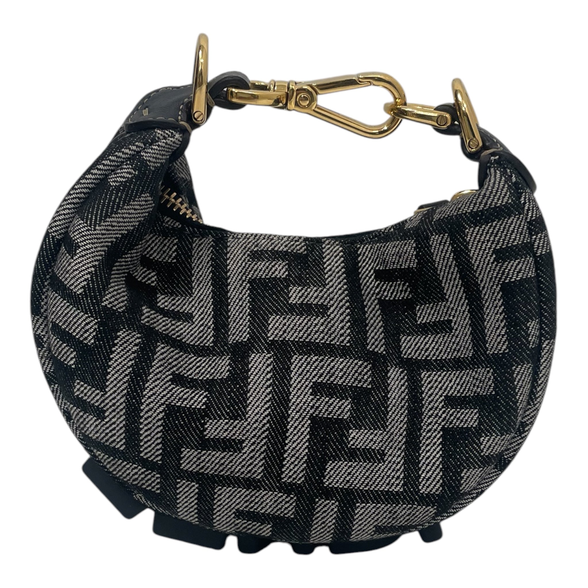 FENDI/Hand Bag/All Over Print/NVY/NANO HOBO CHARM MINI view 2