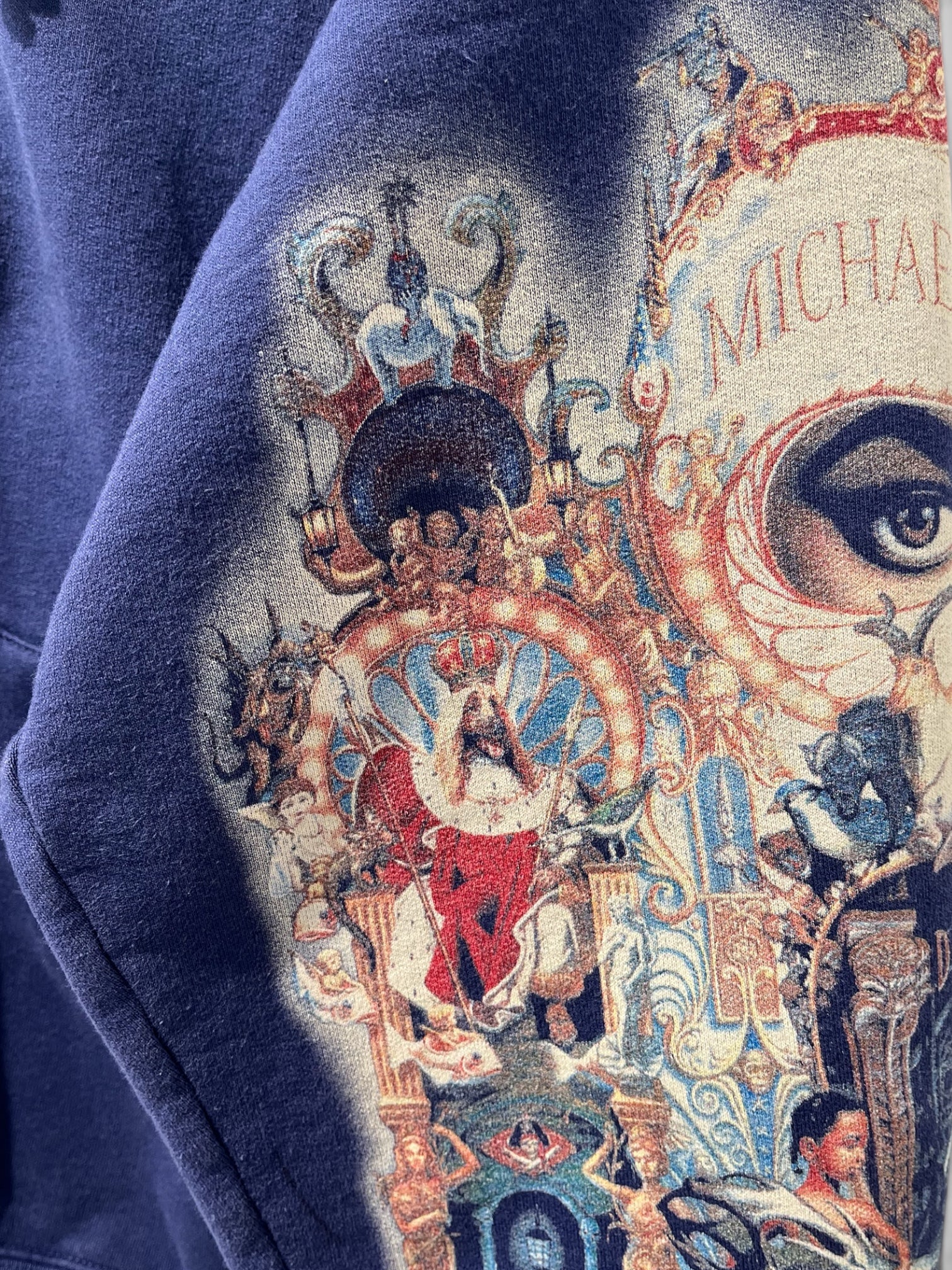MICHAEL JACKSON/Supreme/Zip Up Hoodie/M/Cotton/NVY/COLLAB ZIP HOODIE view 9