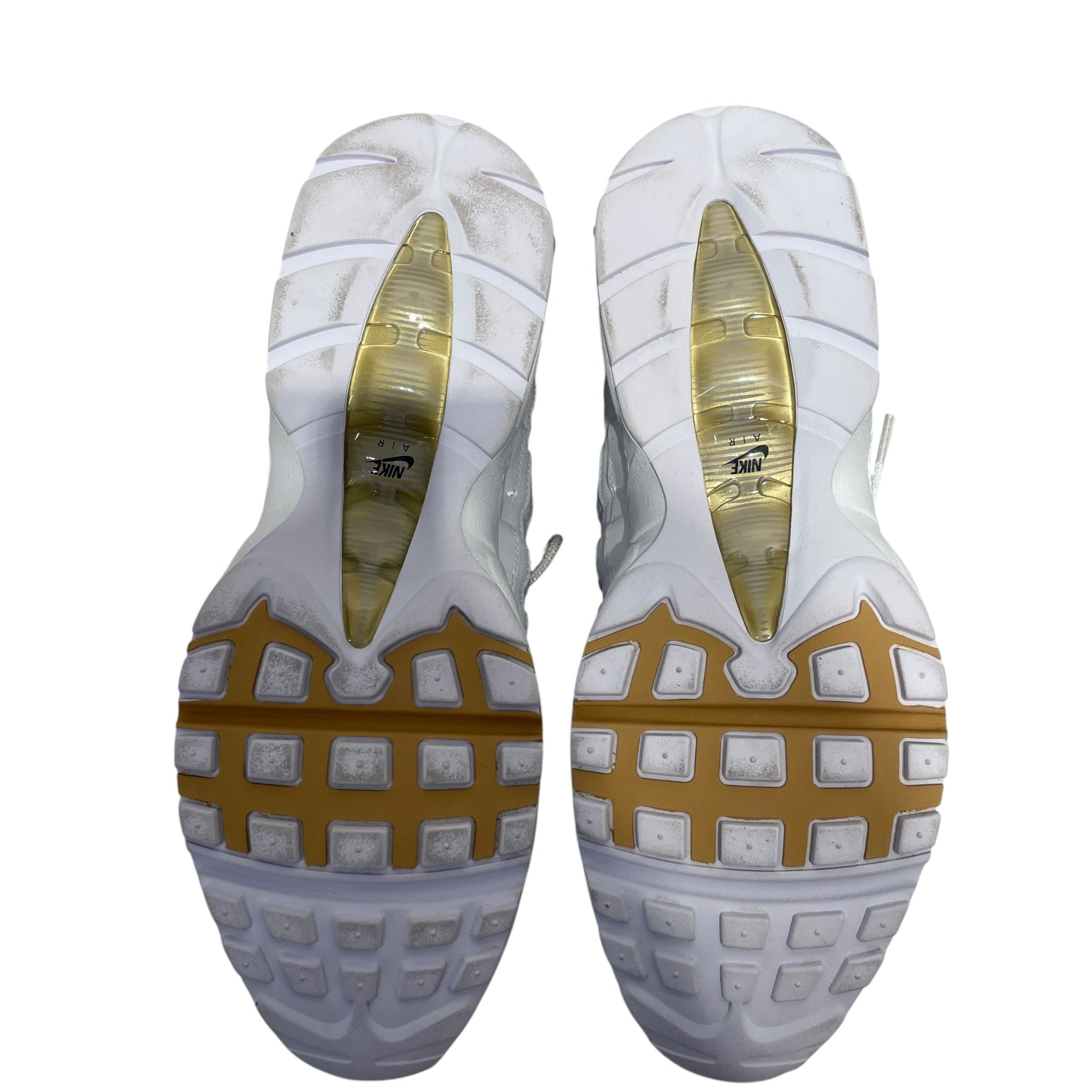 NIKE/Low-Sneakers/US 11.5/WHT/AIR MAX 95 GOLD HIT view 3