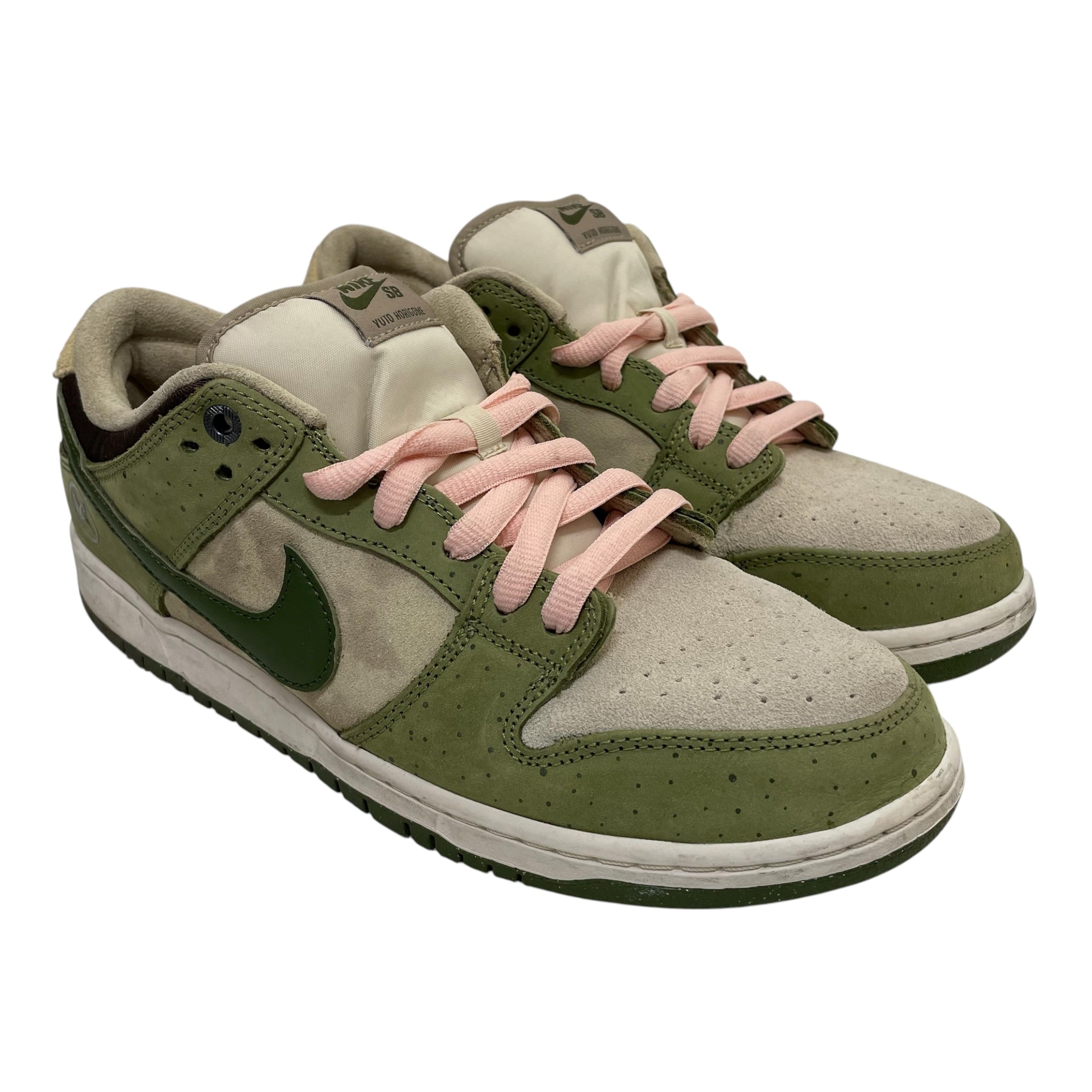 NIKE SB/Low-Sneakers/US 10.5/Suede/GRN/NIKE X YUTO HORIGOME DUNK view 1