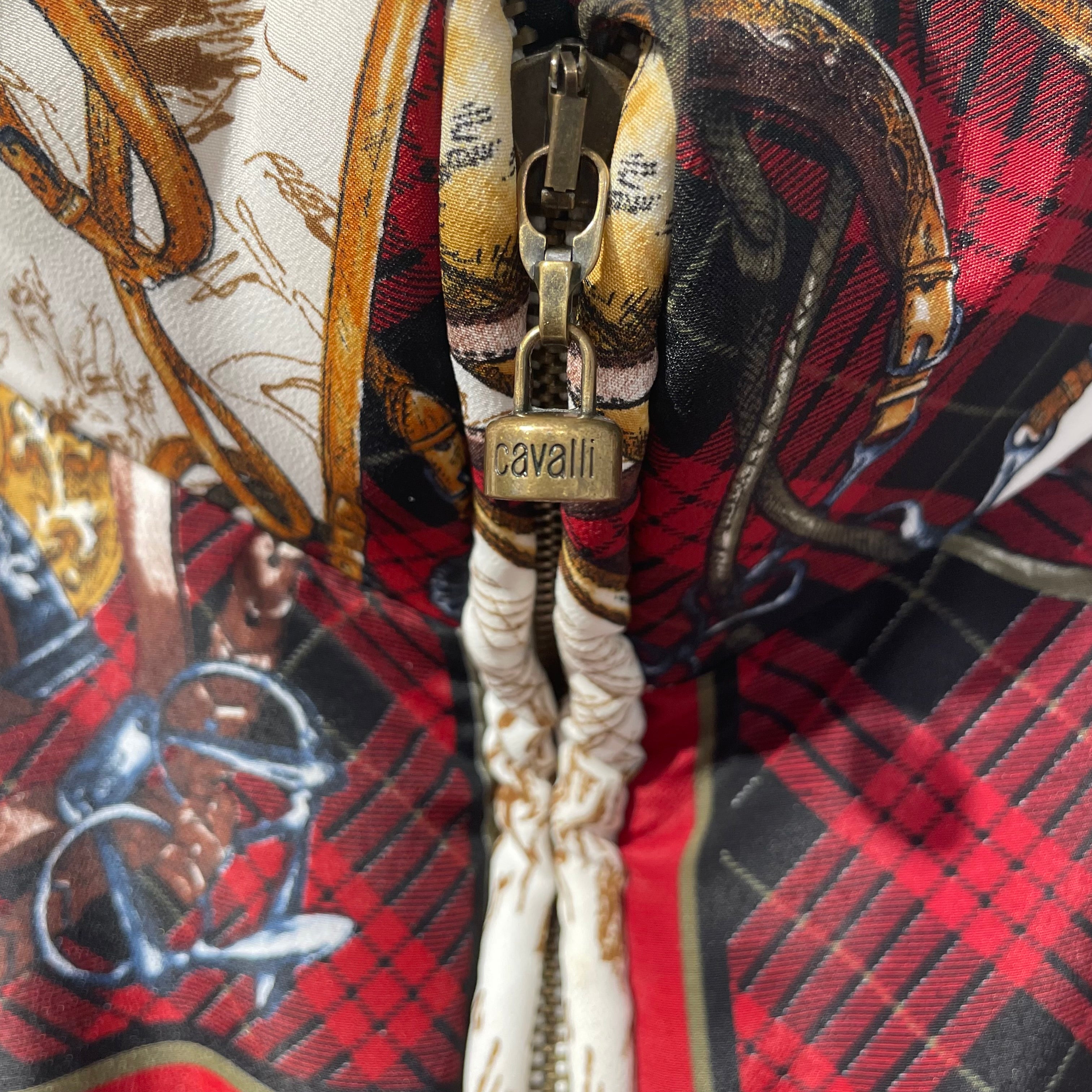 Just cavalli/Jacket/42/All Over Print/Polyester/CRM/JUST CAVALI GOLD/PLAID PATTERN view 7