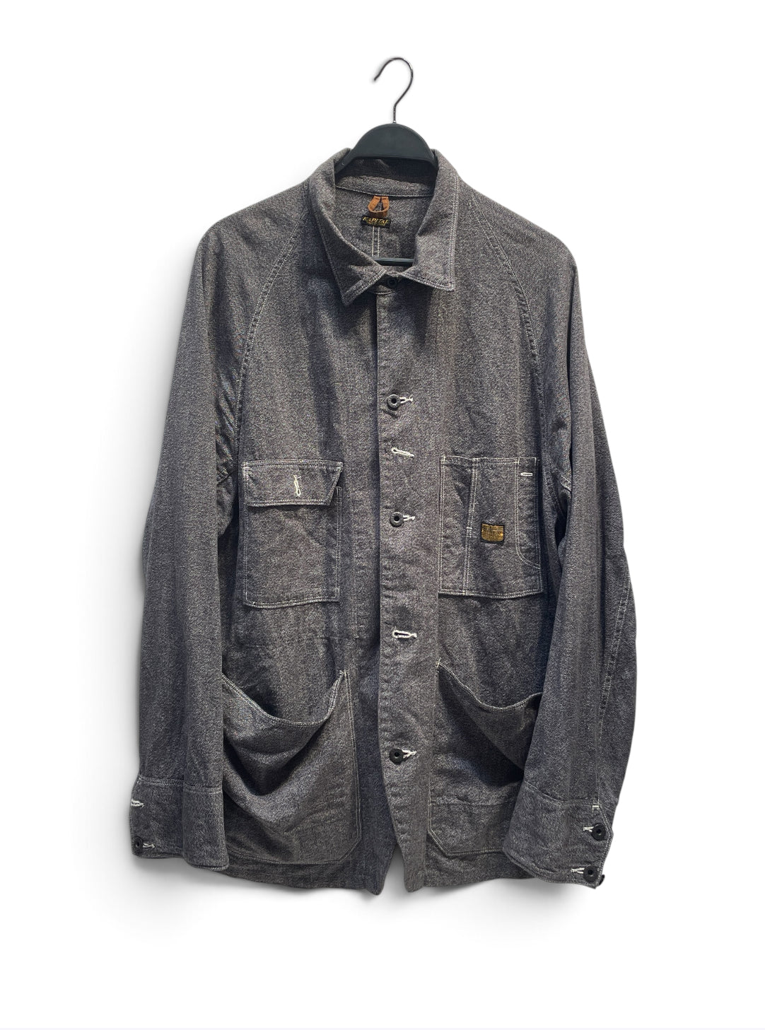 KAPITAL/Flannel Shirt/5/Cotton/GRY/ view 1