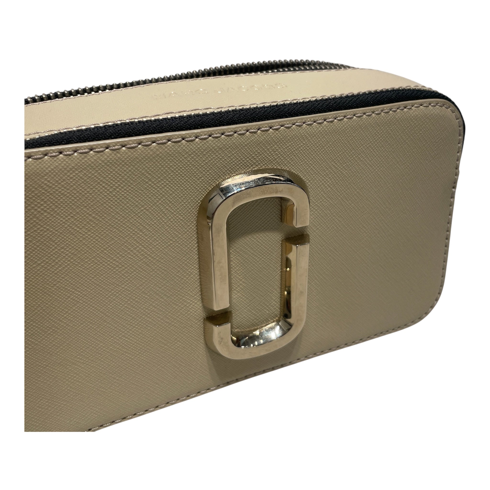 MARC JACOBS/Cross Body Bag/Acrylic/BEG/Creme Crossbody Gold Logo view 4