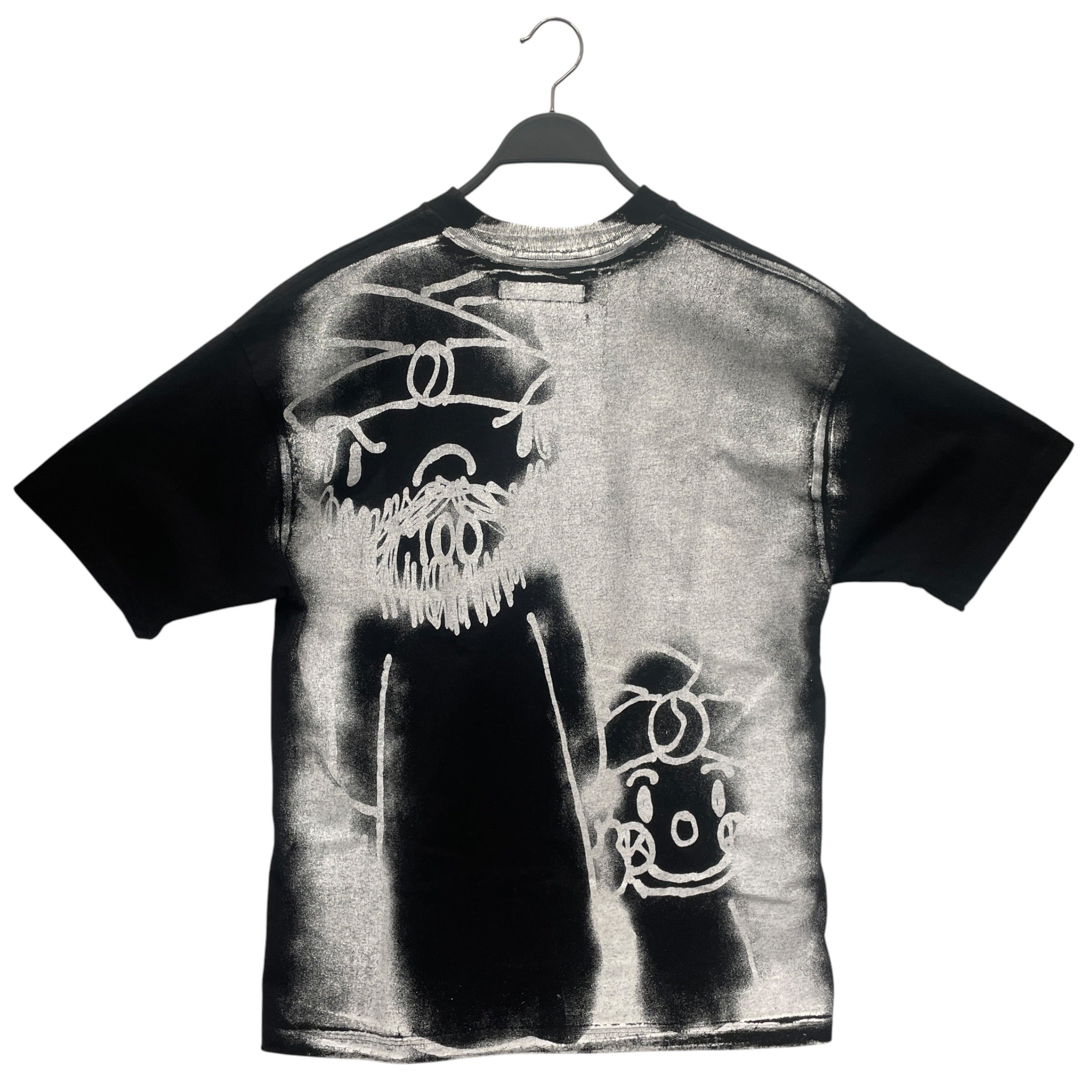 CHITO/T-Shirt/M/Cotton/BLK/ALL OVER PRINT BACKHIT view 1