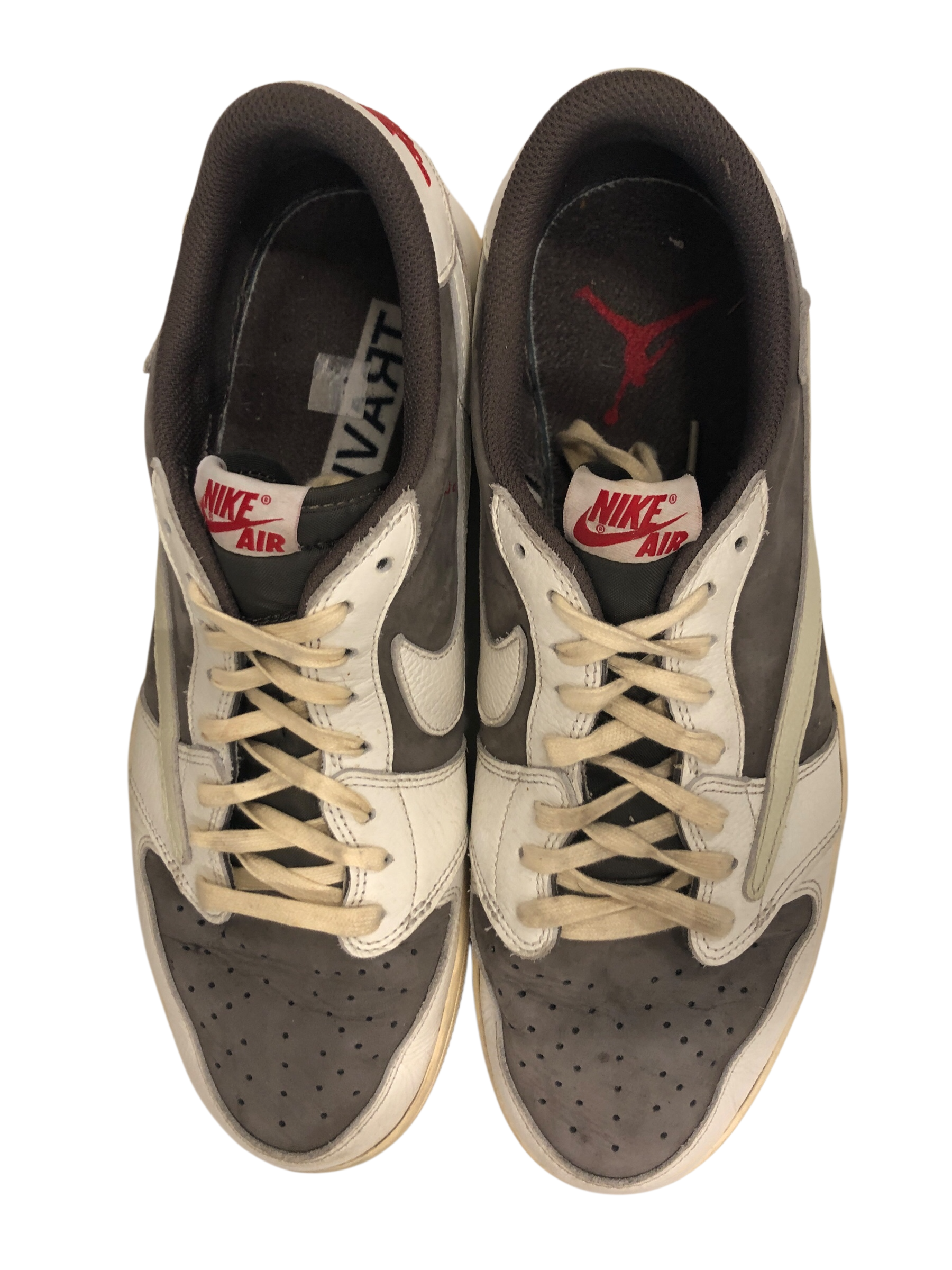 TRAVIS SCOTT/Low-Sneakers/US 13/Leather/BRW/ view 6