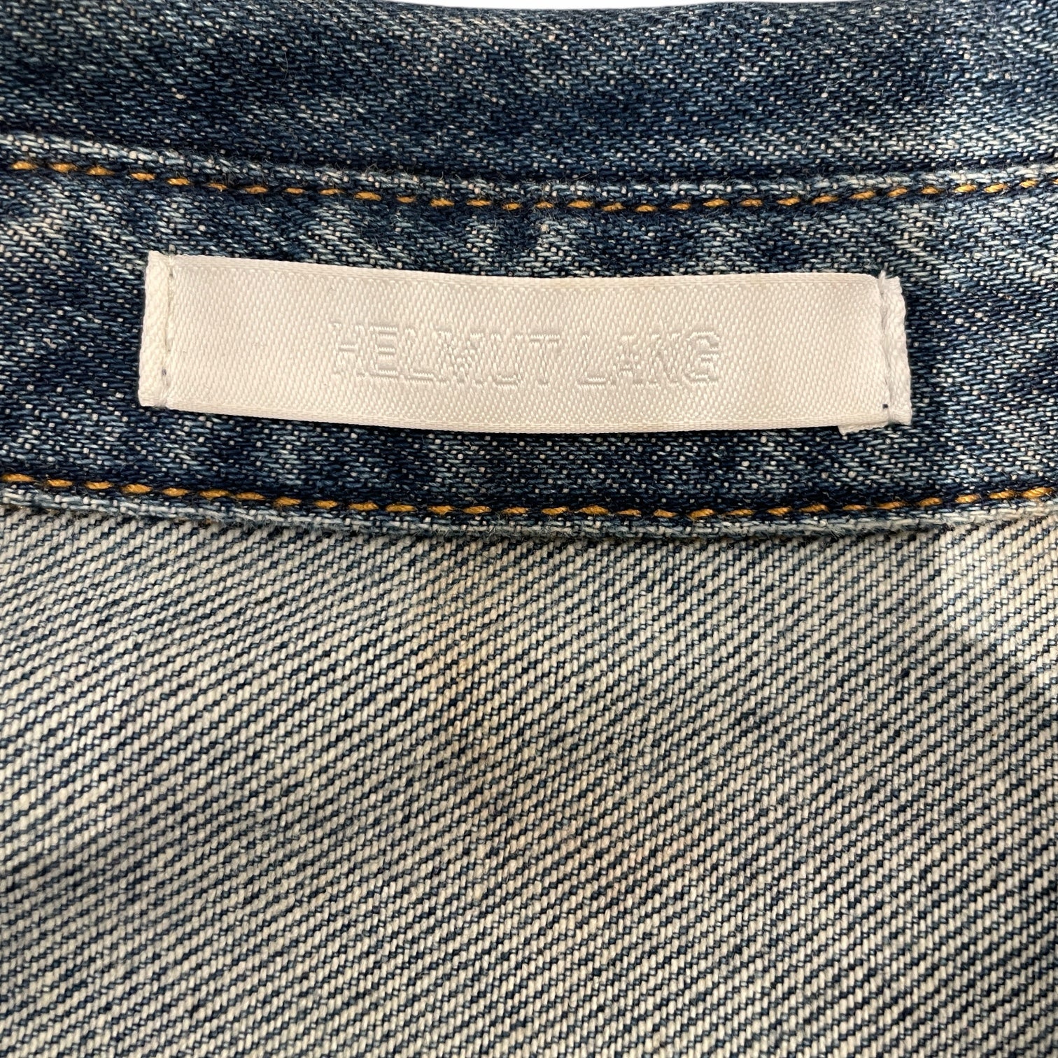 Helmut Lang/LS Shirt/Denim/BLU/painted view 3