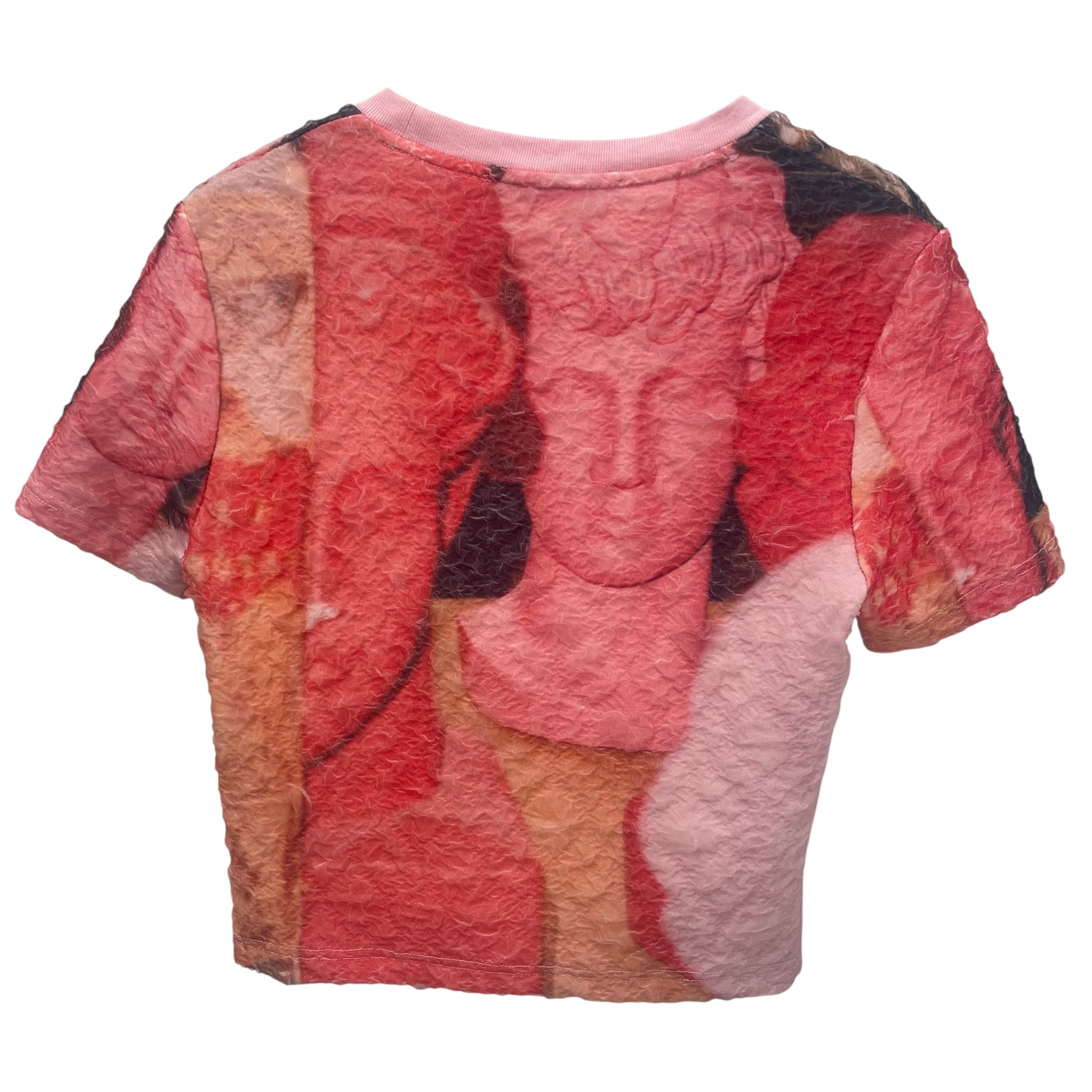 Andersson Bell/T-Shirt/M/All Over Print/Polyester/PNK/chiffon crinkle view 2