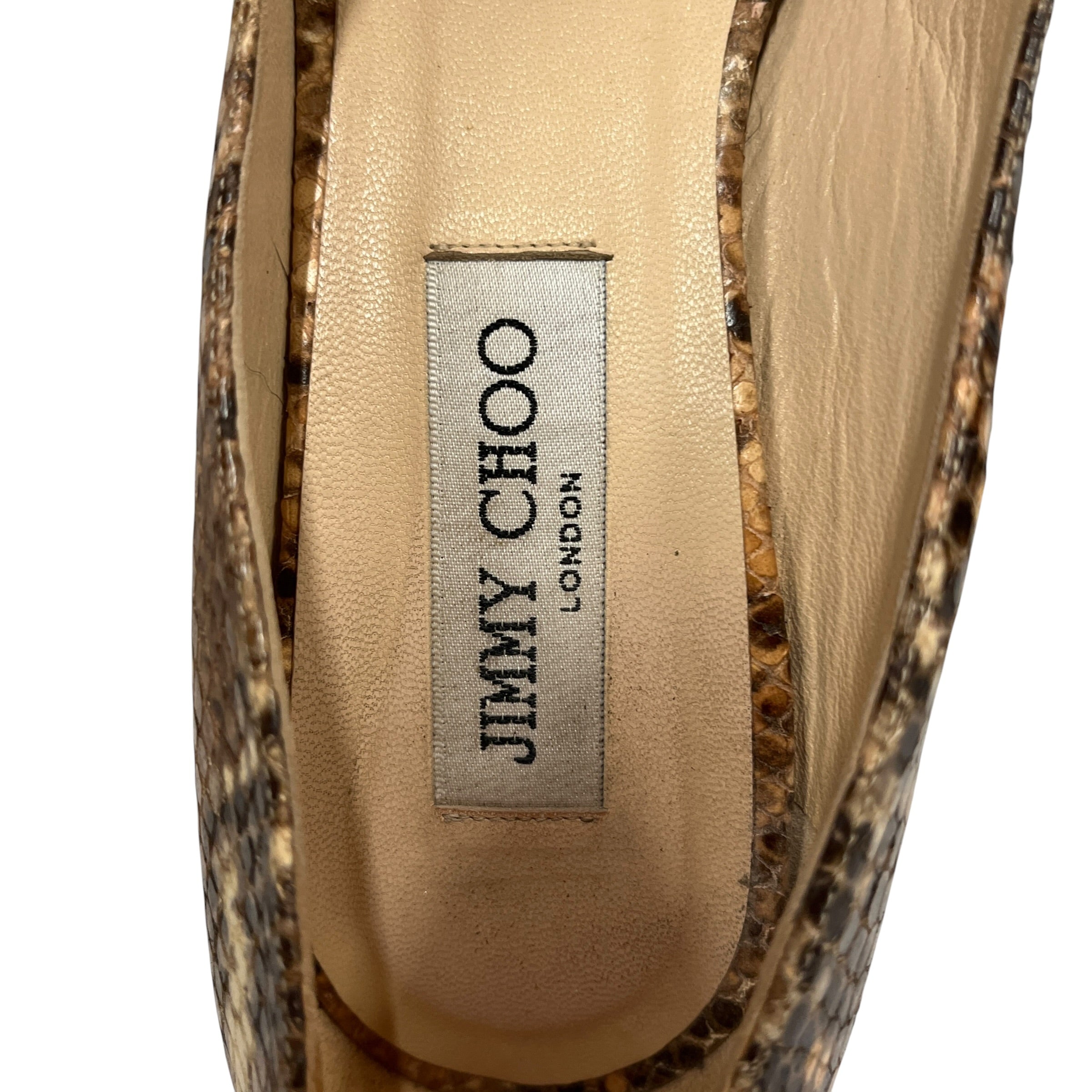 JIMMY CHOO/Heels/EU 39/Animal Pattern/MLT/Peep Toe Pumps view 3