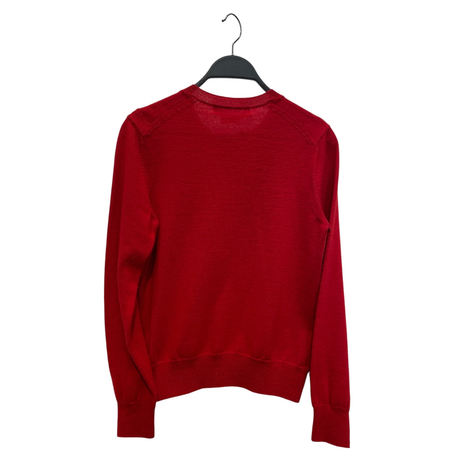 COMME des GARCONS/LS T-Shirt/S/Wool/RED/BUTTON UP CARDIGAN view 2
