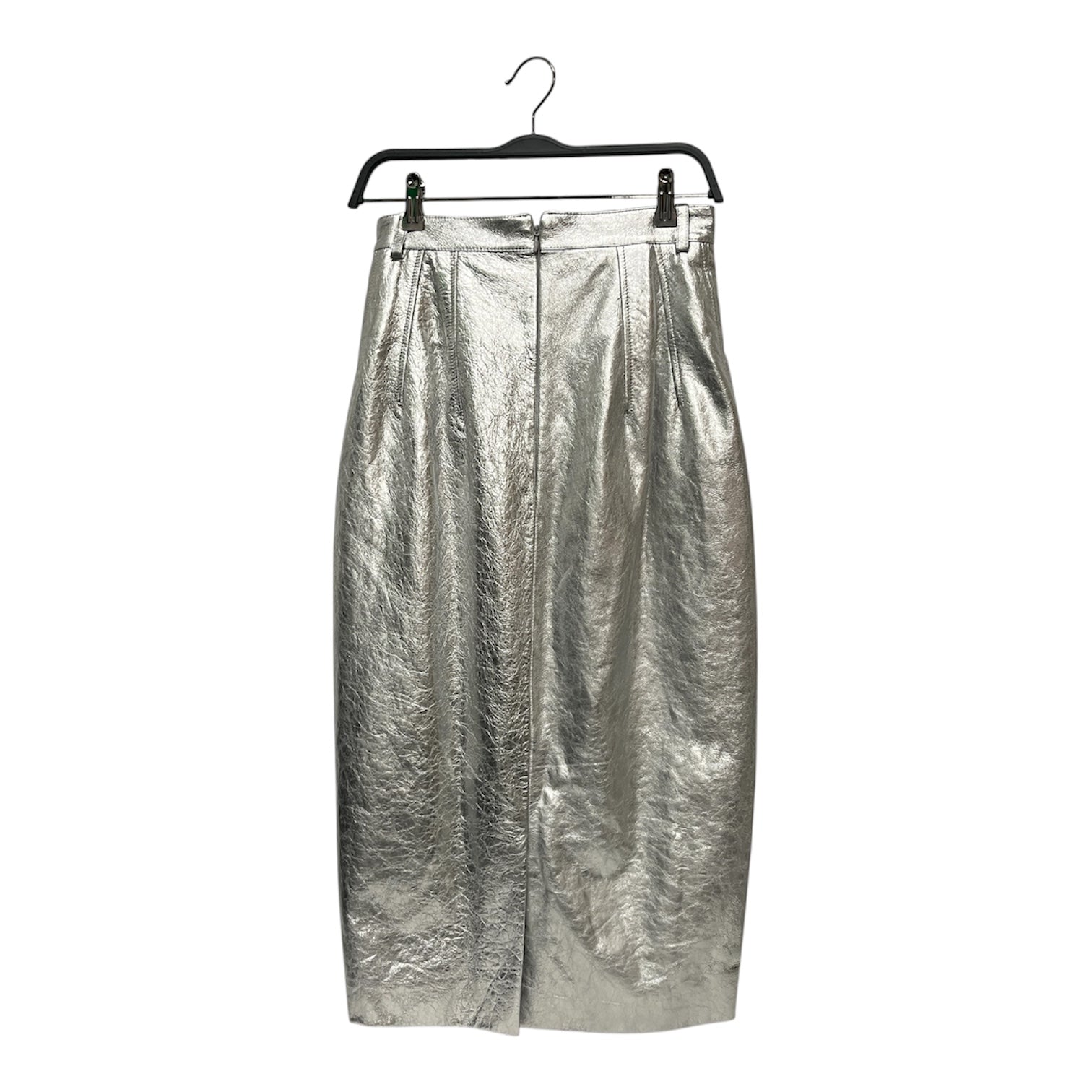 BALENCIAGA/Skirt/34/Iridescent/Leather/SLV/Midi Length/DRESS SKIRT BNWT view 2