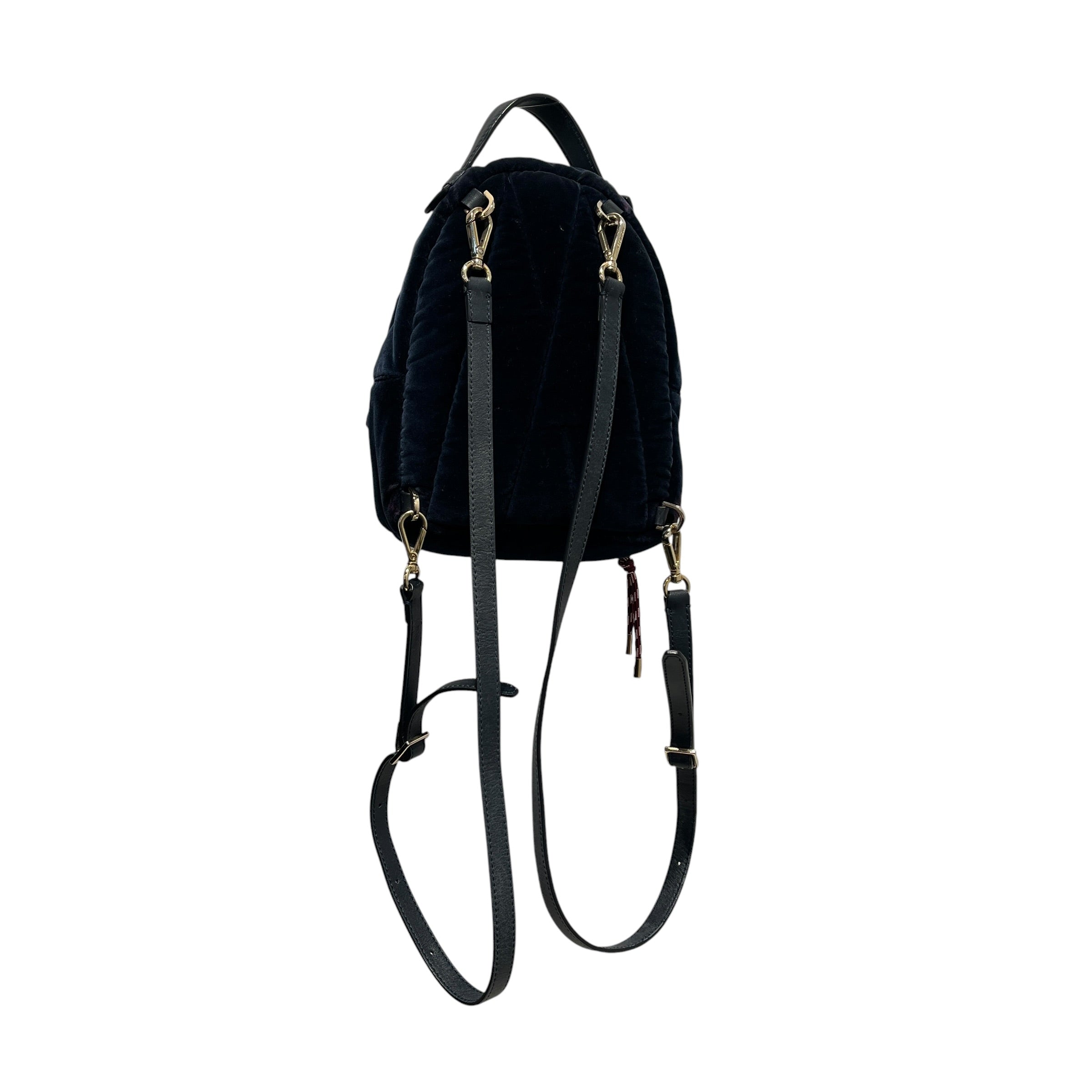 MONCLER/Backpack/NVY/velvet mini backpack view 2
