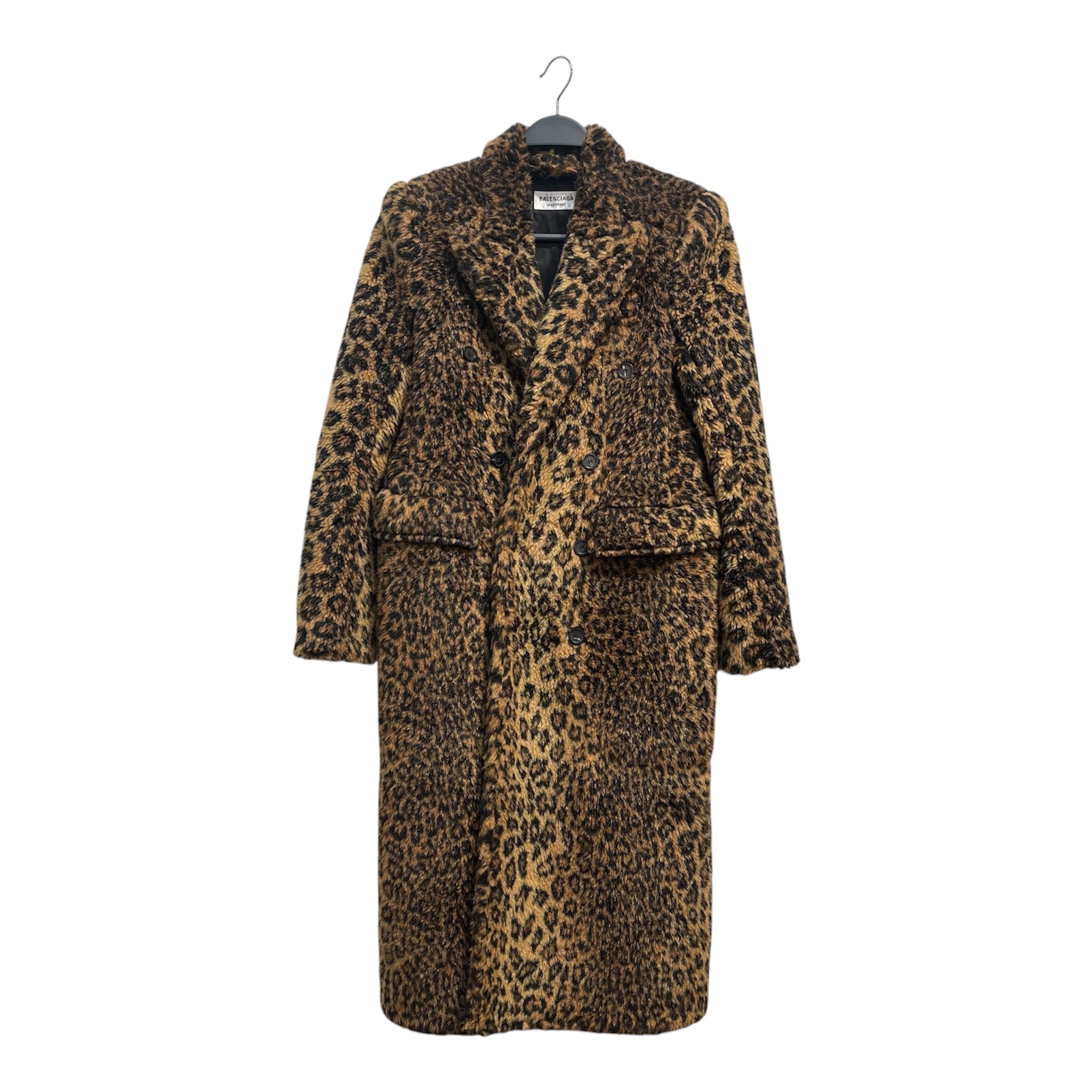 BALENCIAGA/Jacket/34/Animal Pattern/Fake Fur/ORN/leopard print oversized view 1