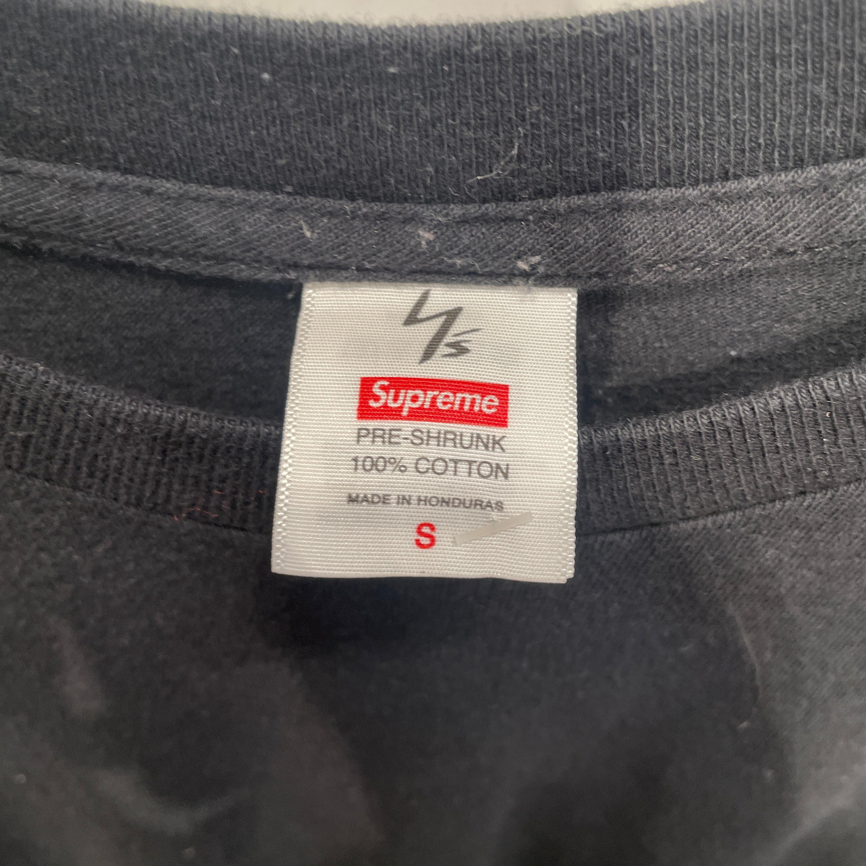 Supreme/LS T-Shirt/S/Cotton/BLK/ view 3