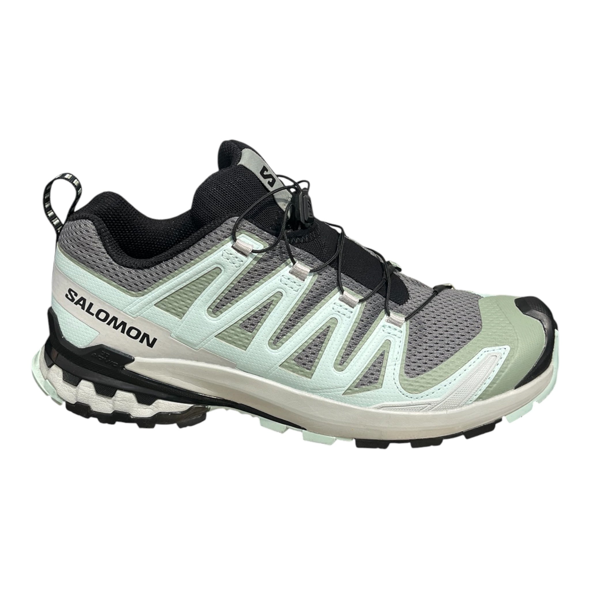 salomon/Low-Sneakers/US 8.5/Border/GRN/MESH DRAWSTRING BLU HAZE view 4