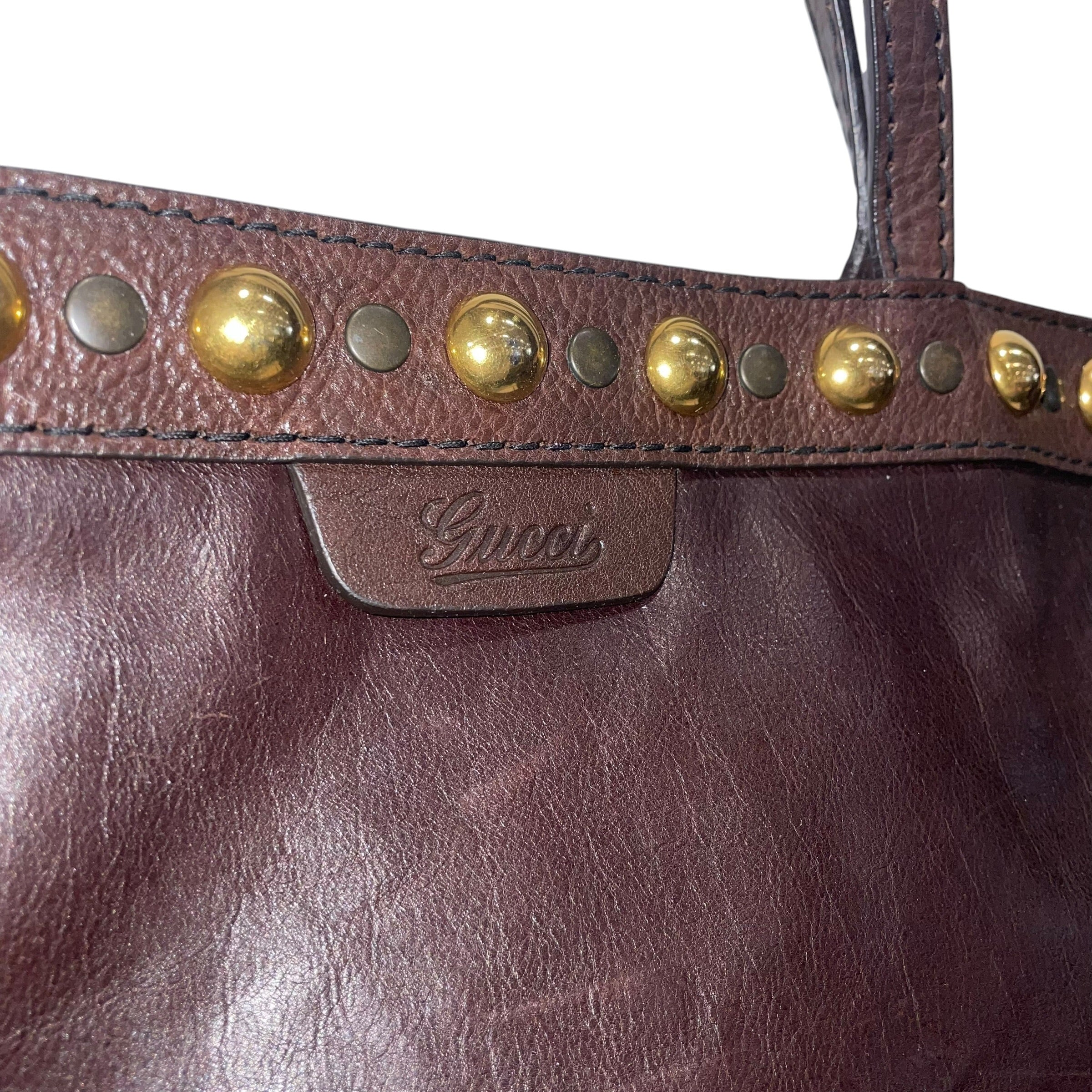 GUCCI/Tote Bag/Leather/BRW/Babouska Tote view 3