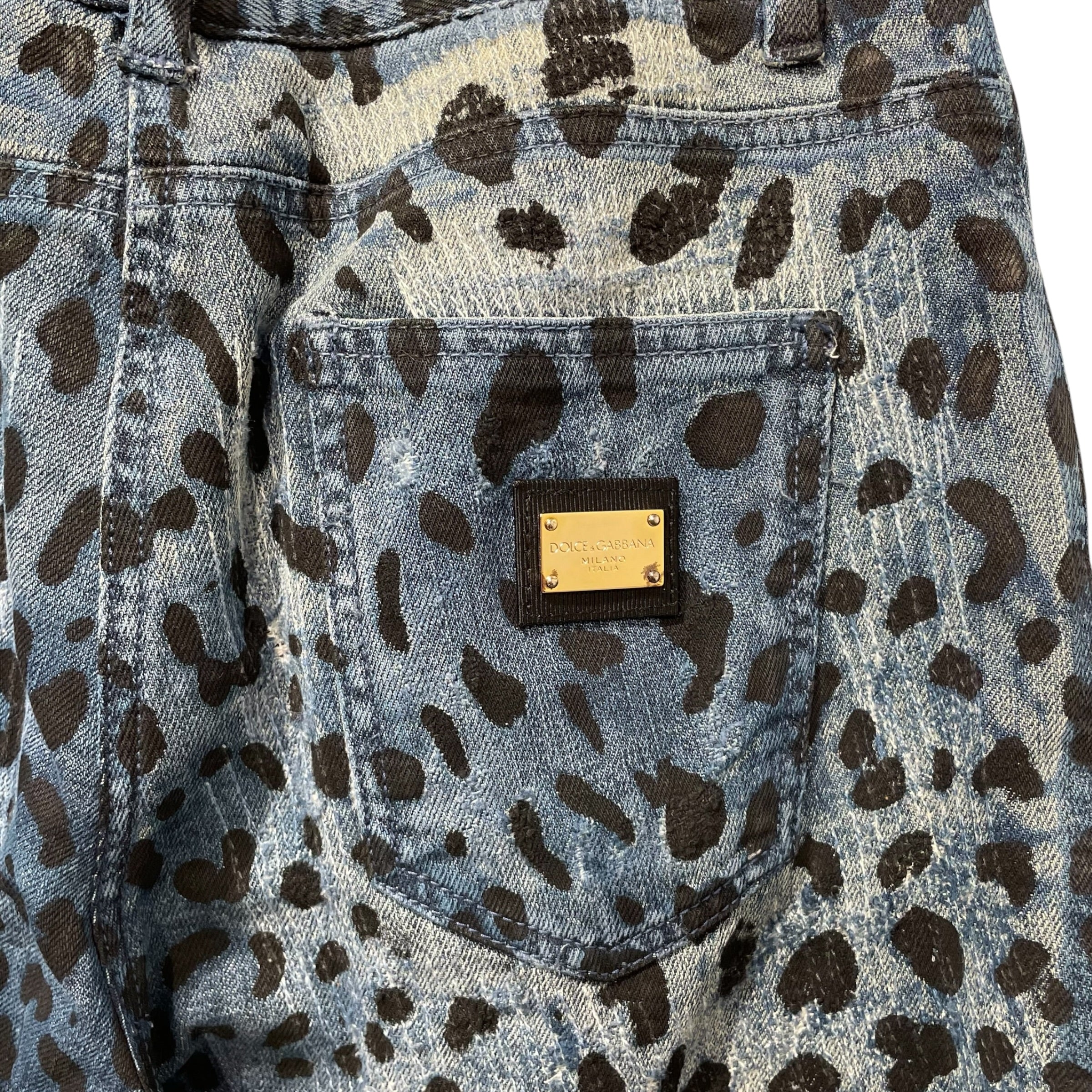 DOLCE&GABBANA/Bottoms/44/Denim/BLU/ view 4